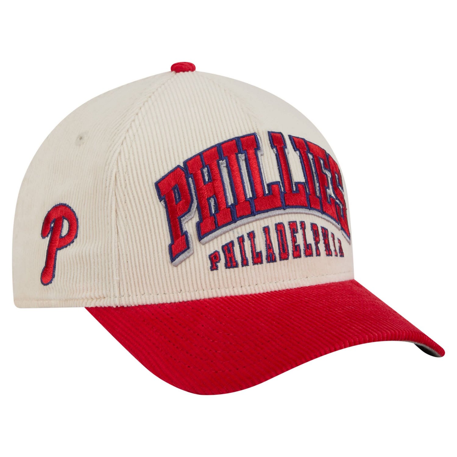 New Era Red Philadelphia Phillies Sided Corduroy 9FORTY A-Frame Adjustable Hat