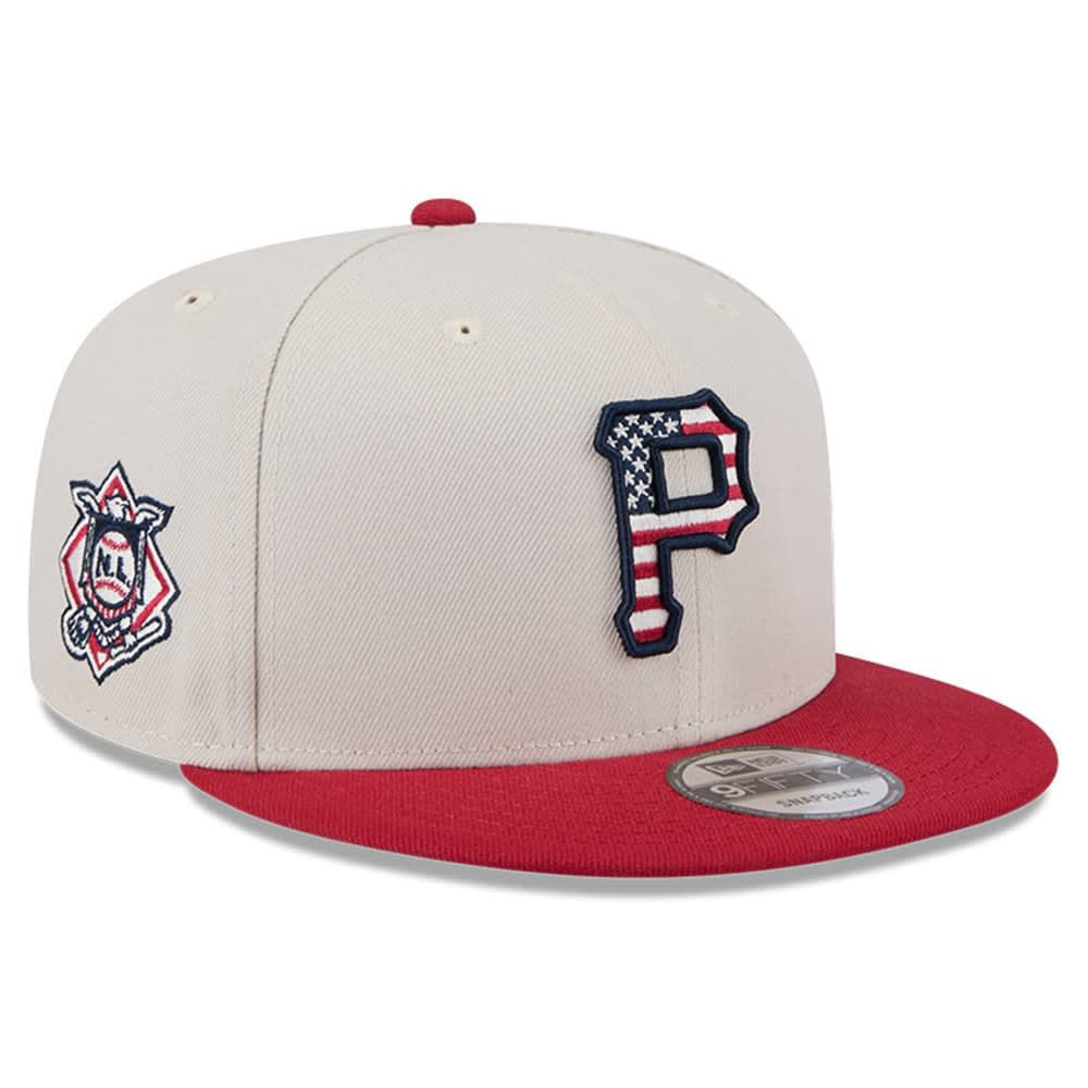 New Era /Red Pittsburgh Pirates 2024 Fourth of July 9FIFTY Snapback Hat
