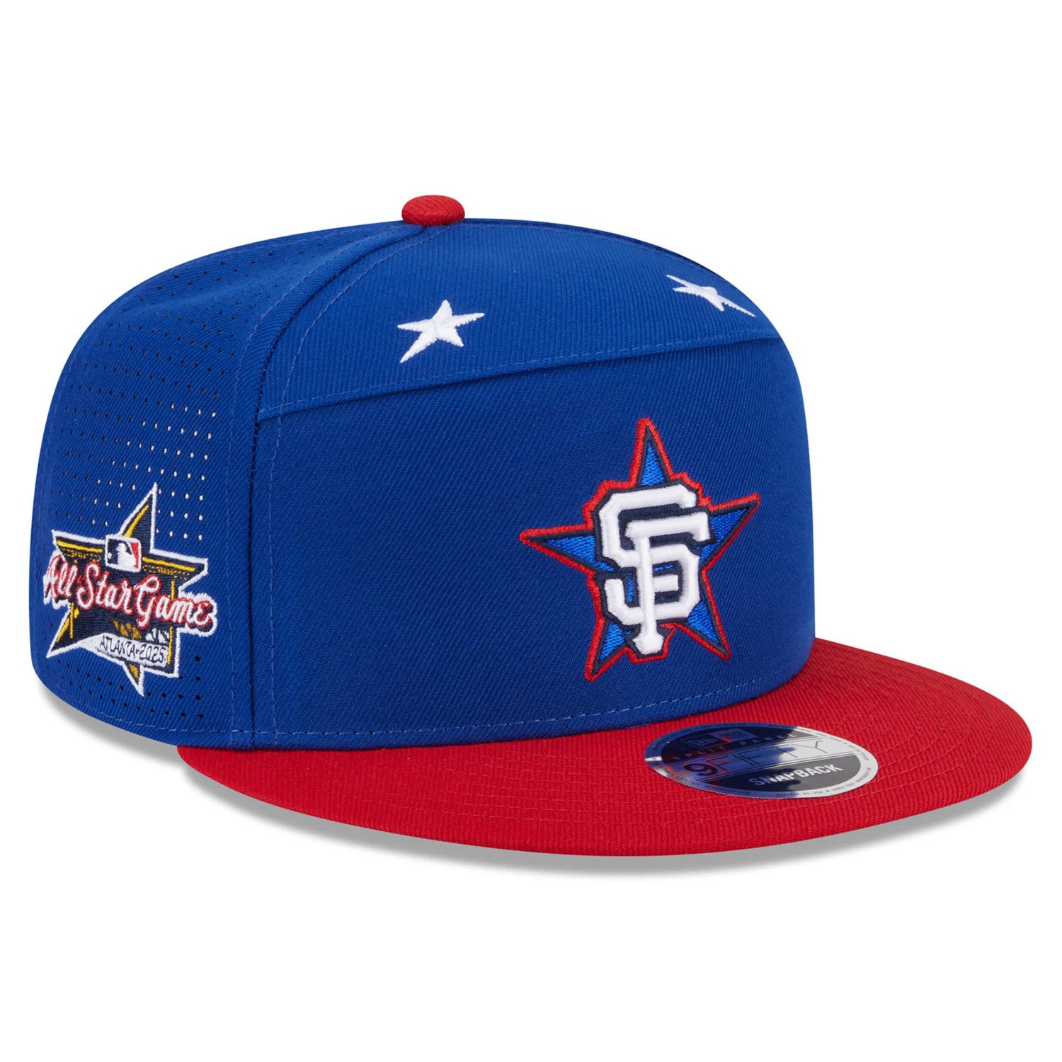 New Era Red San Francisco Giants 2025 MLB All-Star Game Workout Side Patch 9FIFTY Snapback Hat