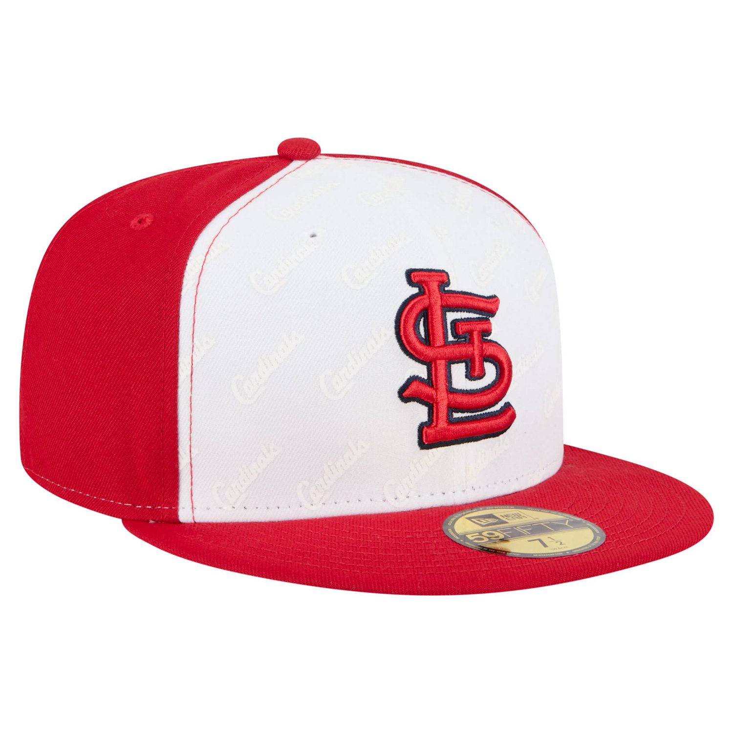 New Era Red St Louis Cardinals Repeat 59FIFTY Fitted Hat