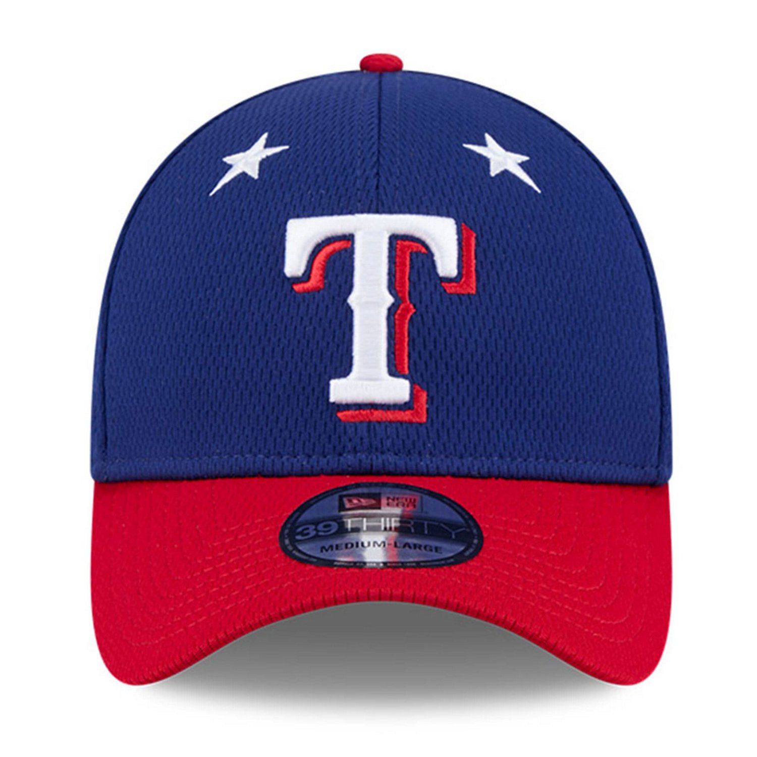 New Era Red Texas Rangers 2025 MLB All-Star Game 39THIRTY Flex Hat - view number 2