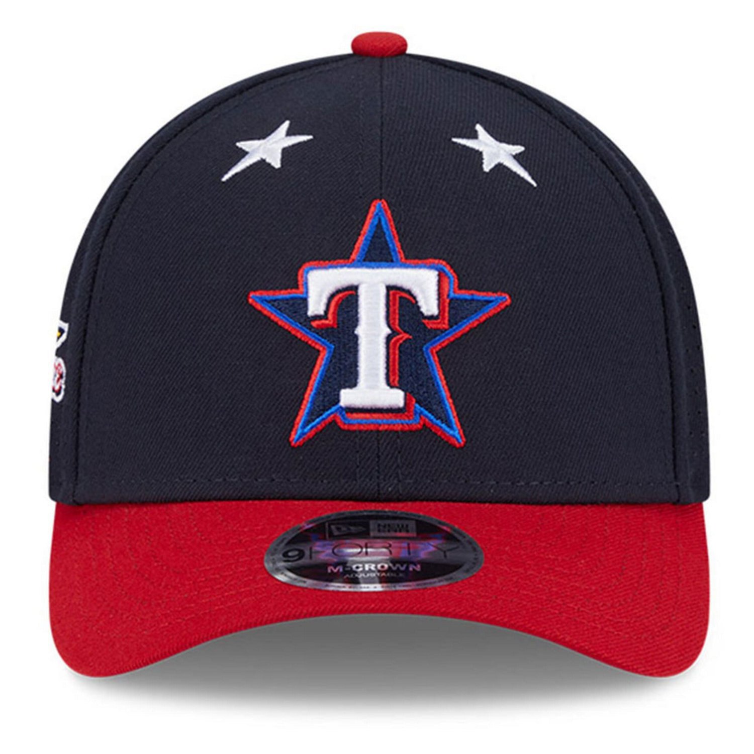 New Era Red Texas Rangers 2025 MLB All-Star Game Workout 9FORTY M-Crown Adjustable Hat - view number 2