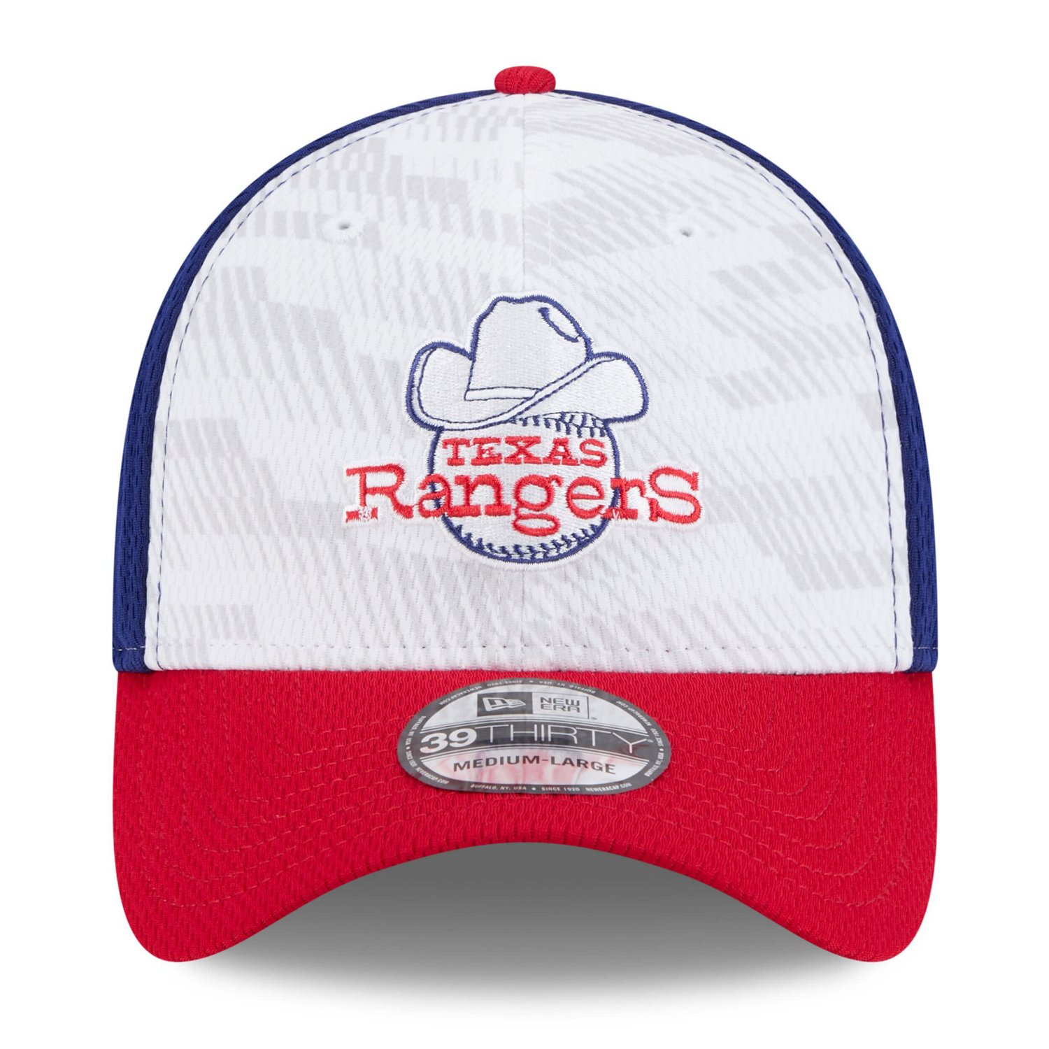 New Era Texas Rangers 2025 MLB Clubhouse 39THIRTY Flex Hat