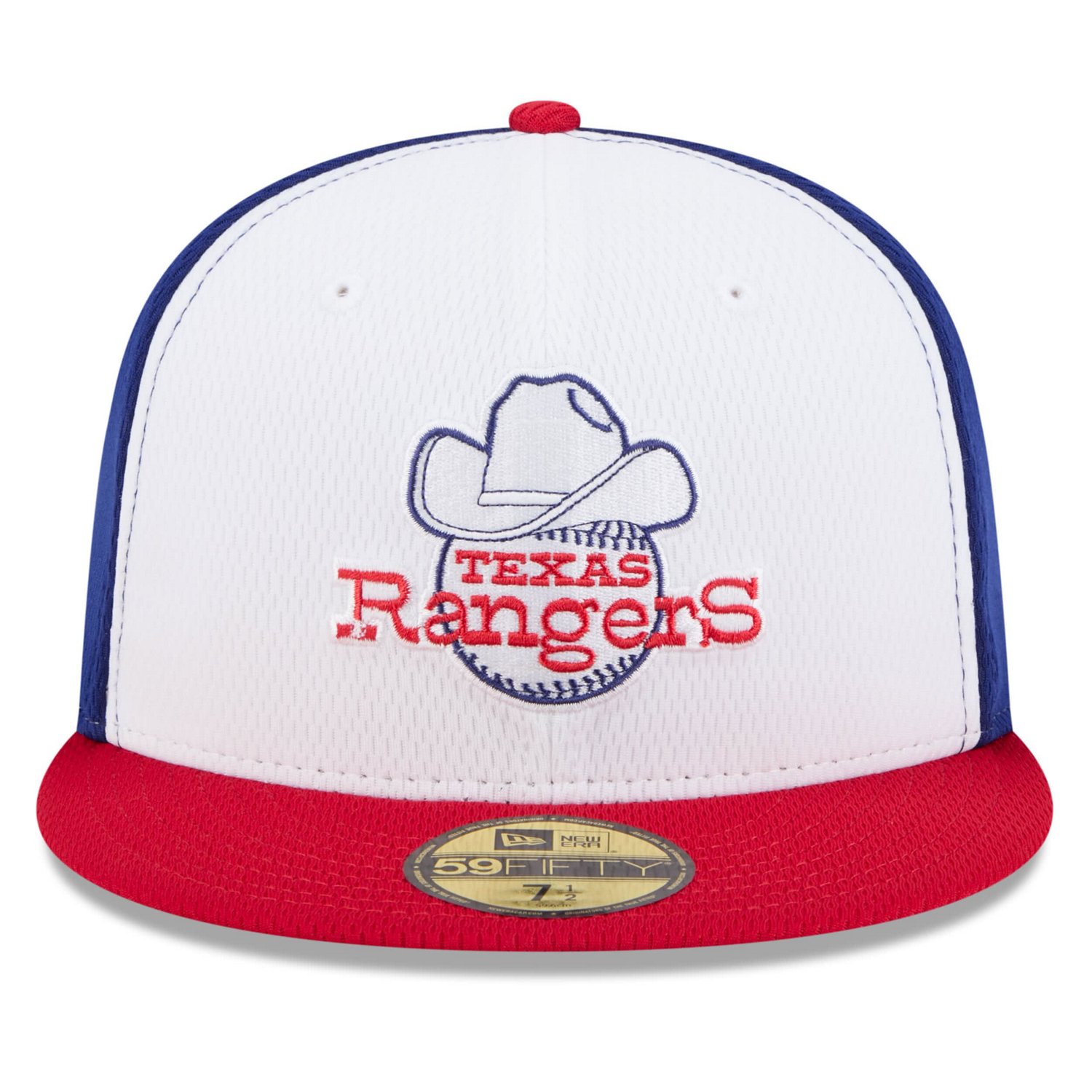 New Era Red Texas Rangers 2025 MLB Clubhouse 59FIFTY Fitted Hat - view number 2