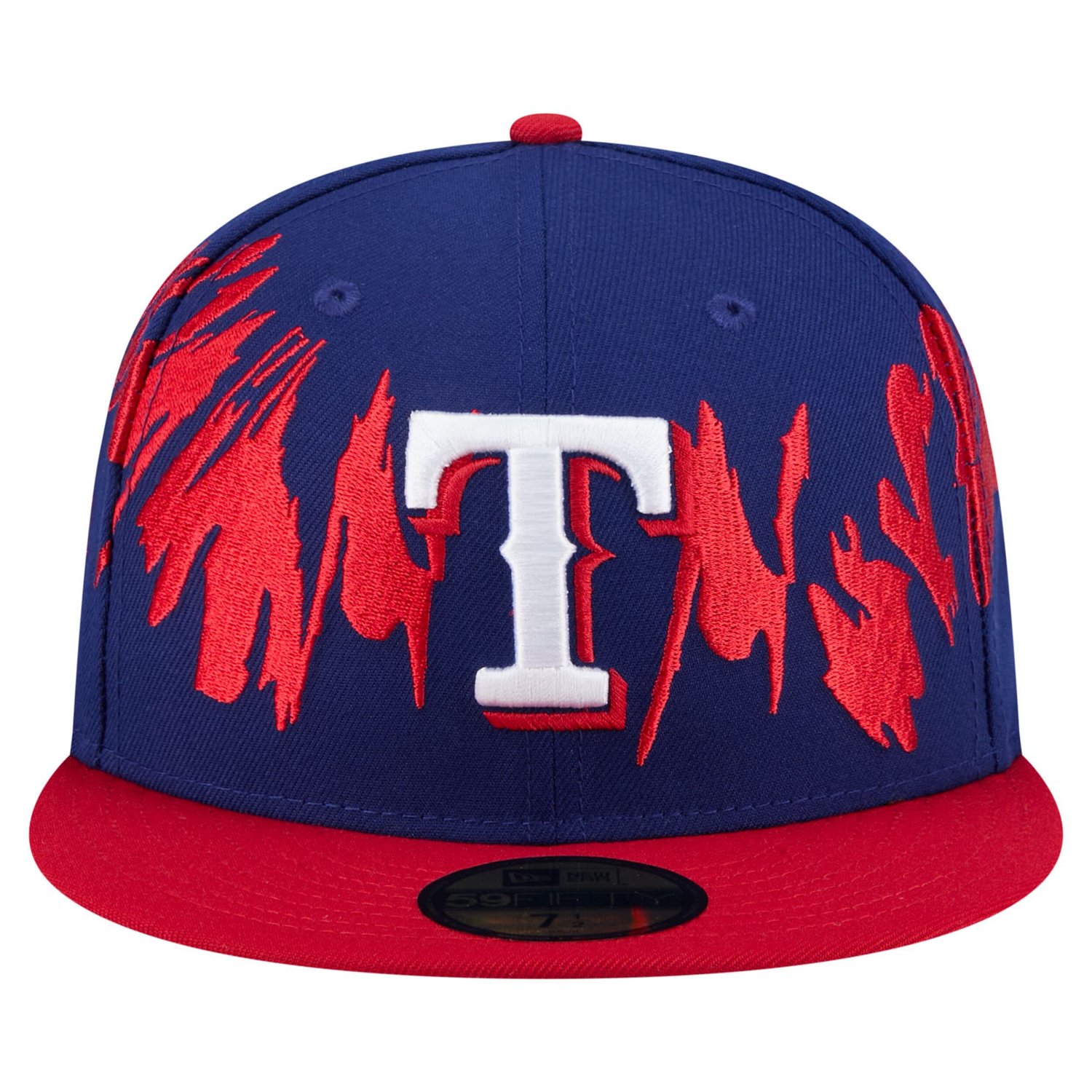 New Era Red Texas Rangers Retro Pattern 59FIFTY Fitted Hat - view number 2