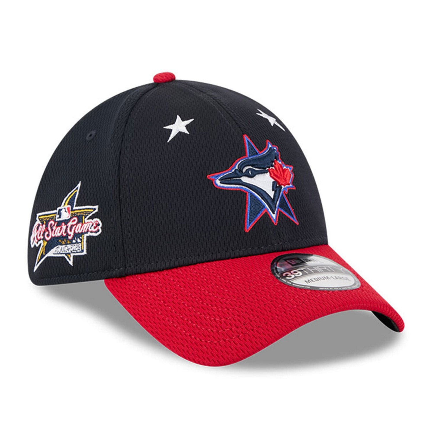 New Era Red Toronto Blue Jays 2025 MLB All-Star Game Workout 39THIRTY Flex Hat - view number 1