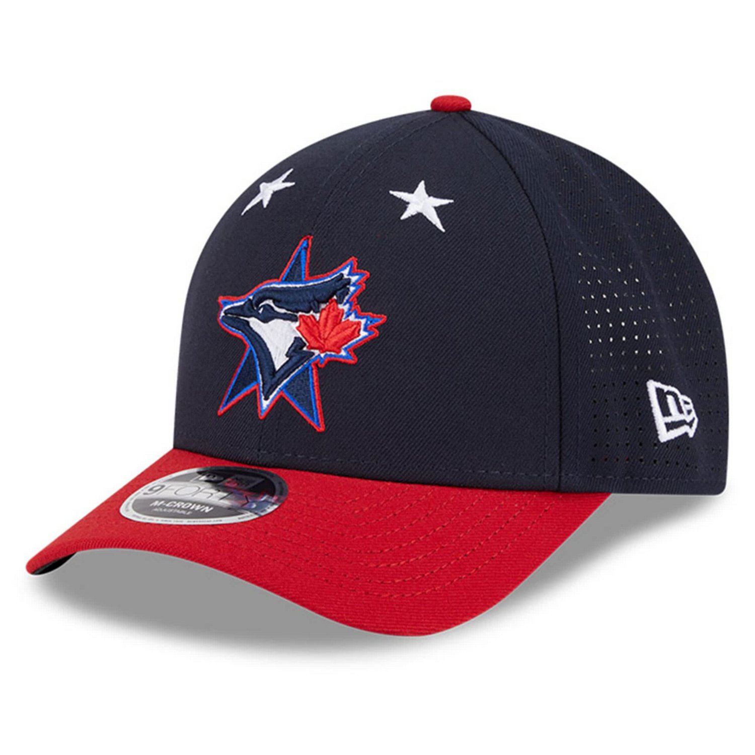 New Era Red Toronto Blue Jays 2025 MLB All-Star Game Workout 9FORTY M-Crown Adjustable Hat - view number 3