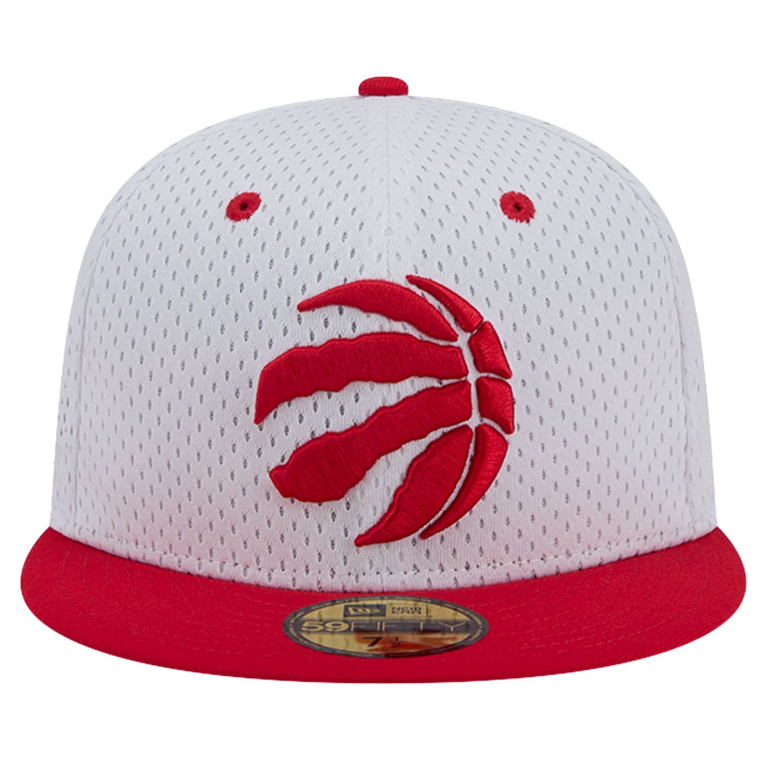 New Era Red Toronto Raptors Throwback 2Tone 59FIFTY Fitted Hat                                                                   - view number 2