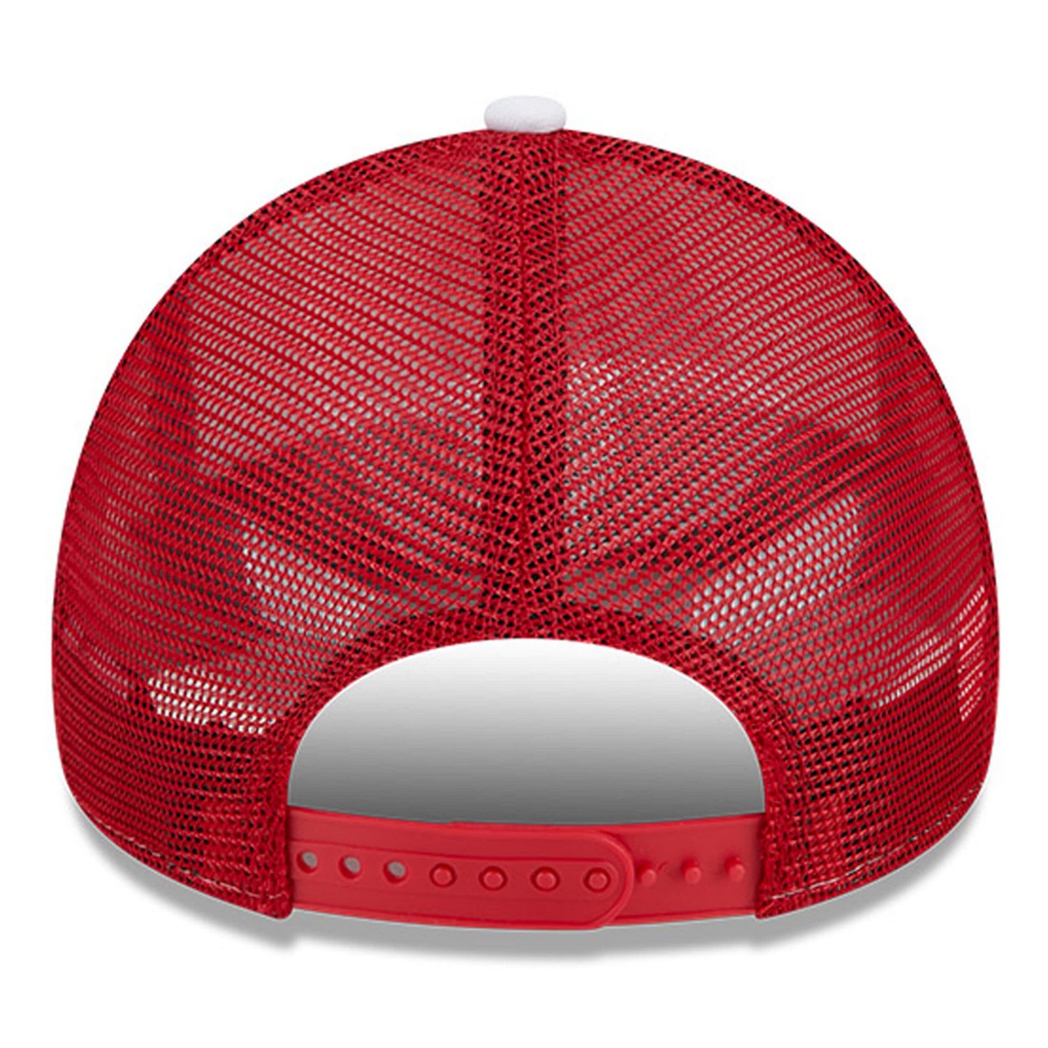 New Era /Red Utah Utes Court Sport Foam A-Frame 9FORTY Adjustable Trucker Hat                                                    - view number 4