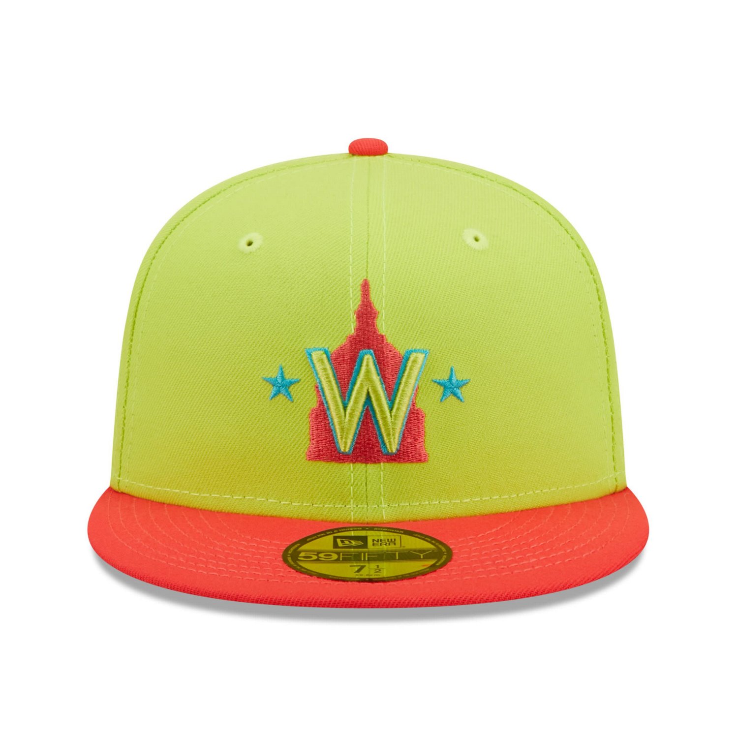 New Era /Red Washington Nationals 2008 Inaugural Season Cyber Highlighter 59FIFTY Fitted Hat - view number 2