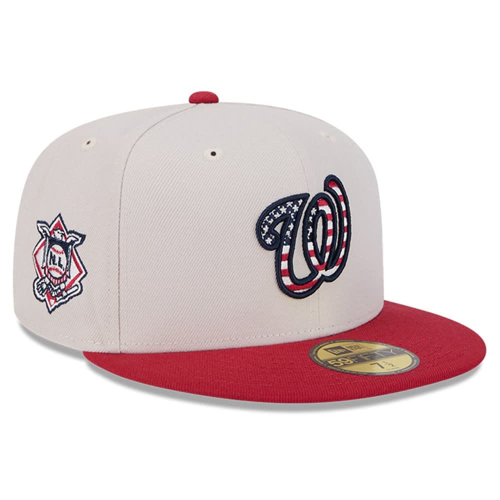 New Era Red Washington Nationals 2024 Fourth of July 59FIFTY Fitted Hat Academy