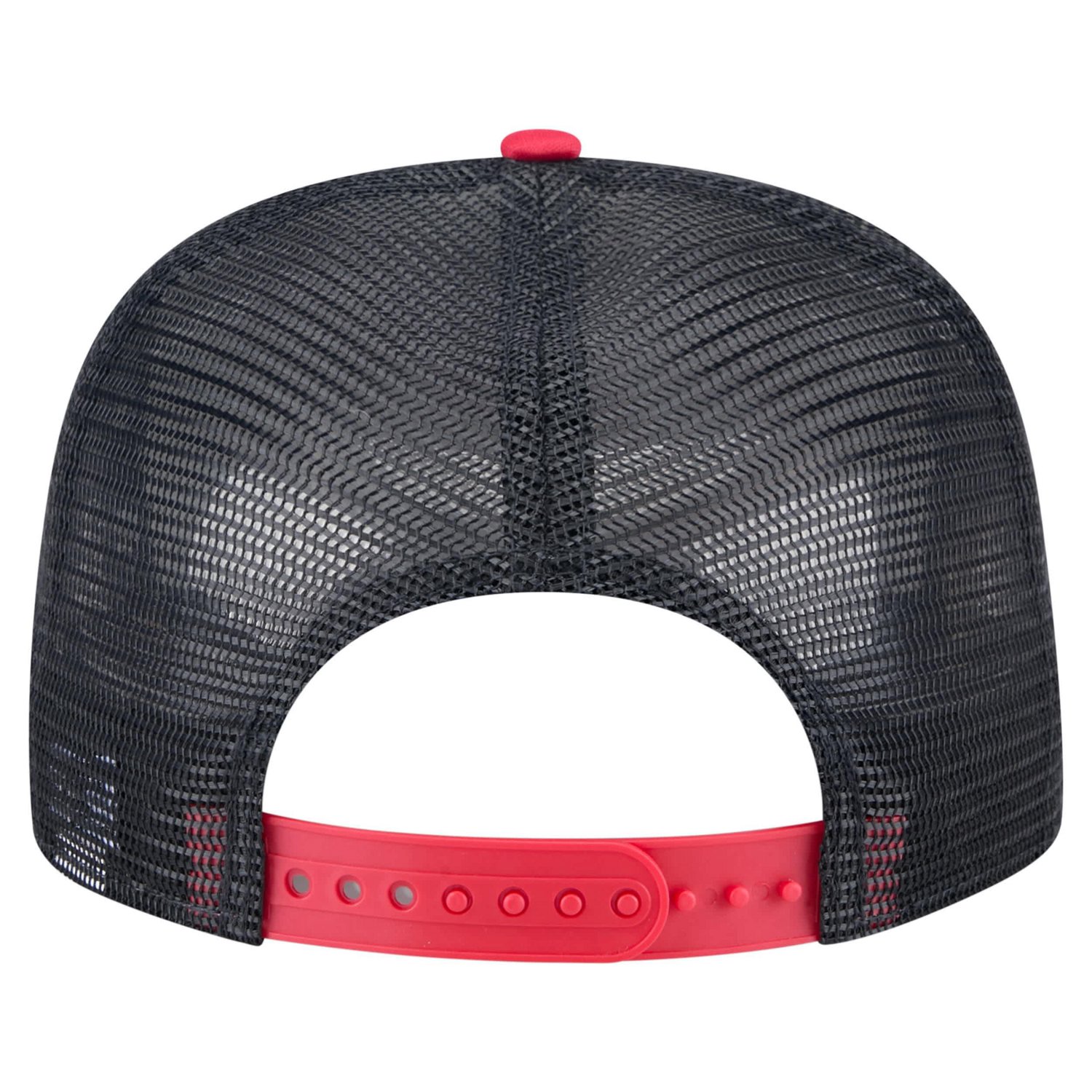 New Era Red Washington Nationals Retro Script Trucker 9FIFTY Snapback Hat