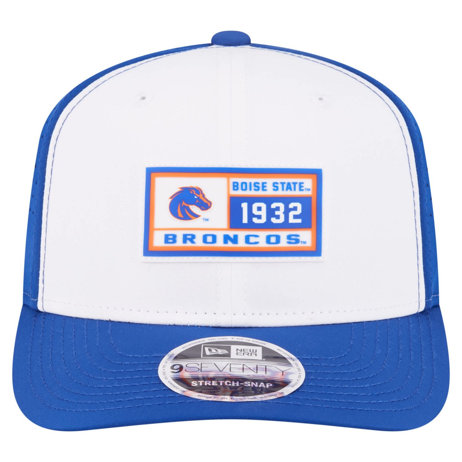 New Era Royal Boise State Broncos Perforated Patched 9SEVENTY Adjustable Hat - view number 2