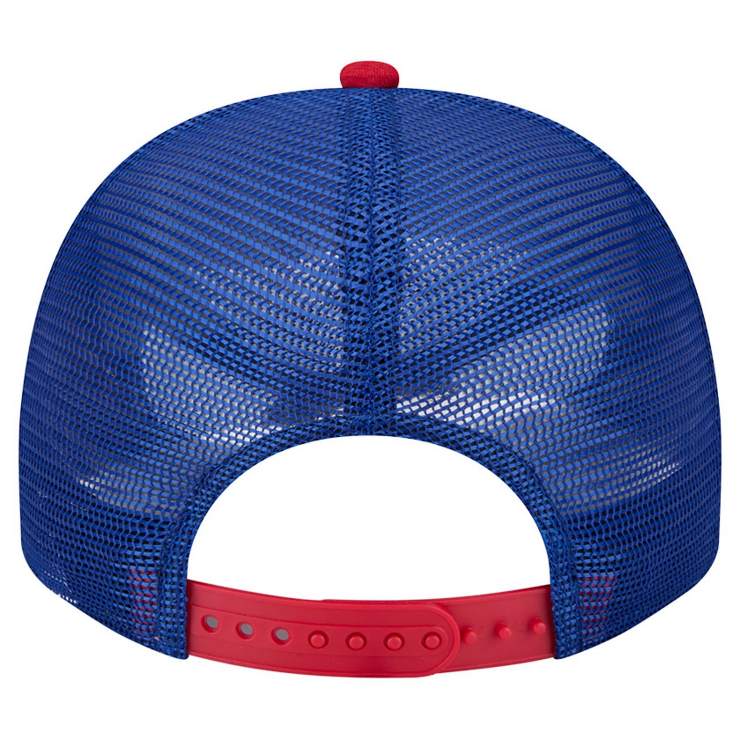 New Era Royal Chicago Cubs Banner A-Frame 9FIFTY Trucker Snapback Hat - view number 4