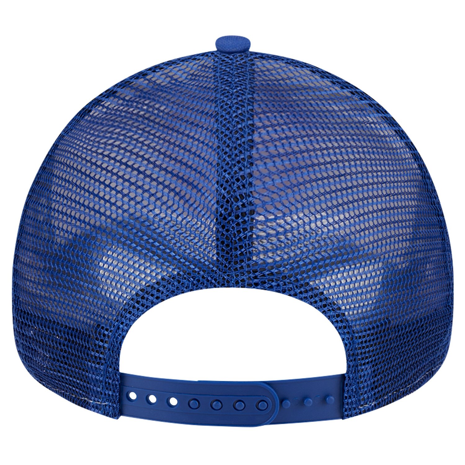 New Era Royal Chicago Cubs Checkered Flag A-Frame Trucker 9FORTY Adjustable Hat