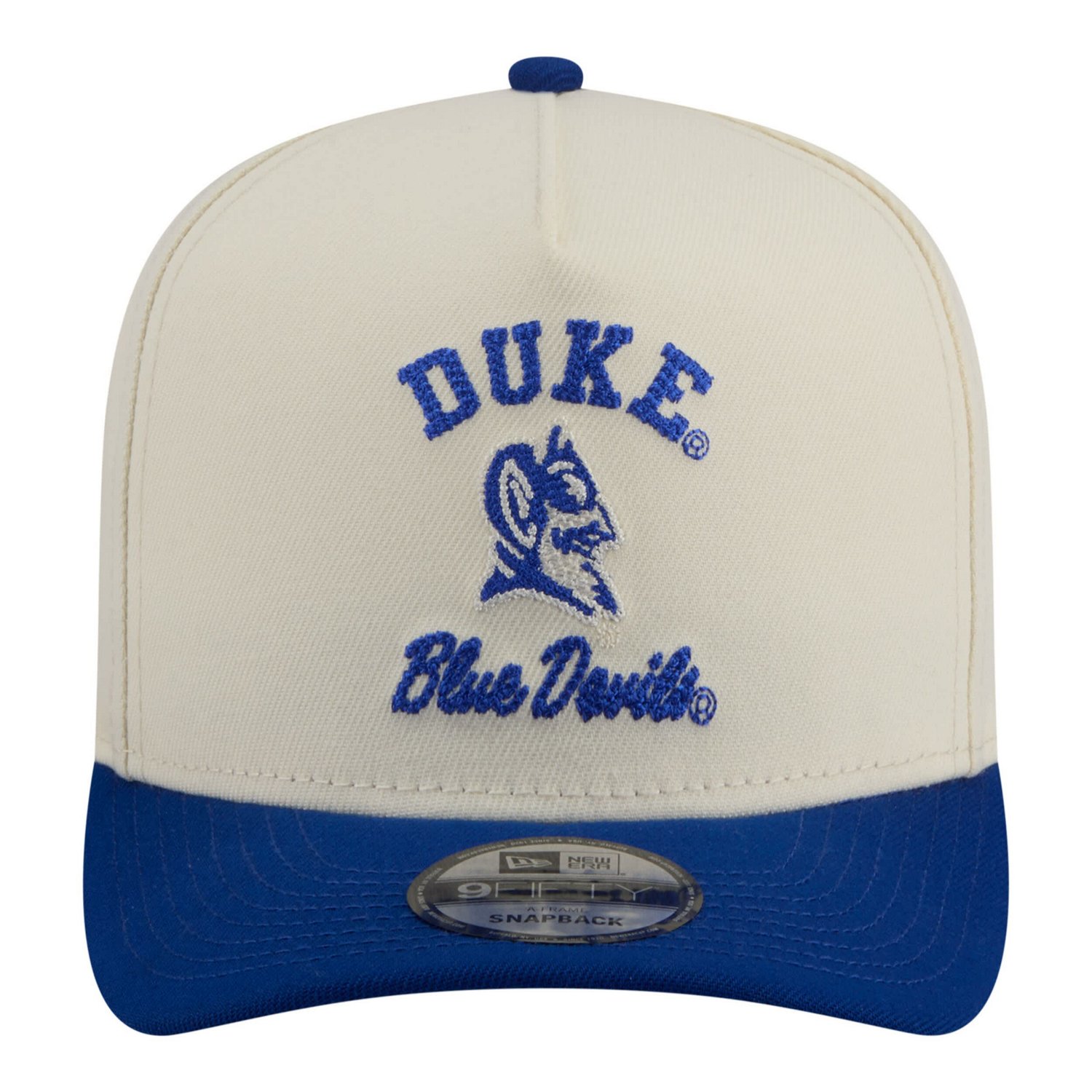 New Era Royal Duke Blue Devils Two-Tone Arched 9FIFTY Snapback Hat - view number 2