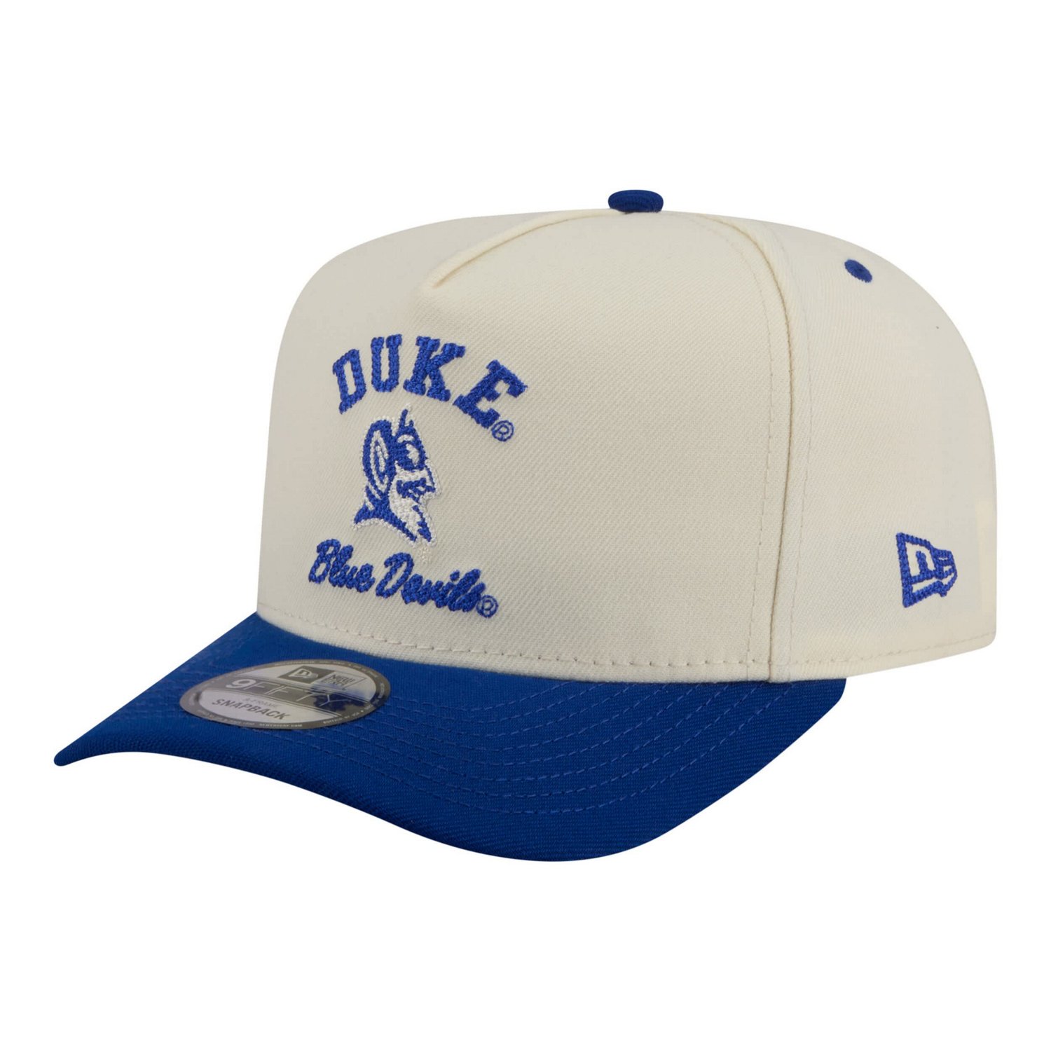 New Era Royal Duke Blue Devils Two-Tone Arched 9FIFTY Snapback Hat - view number 3