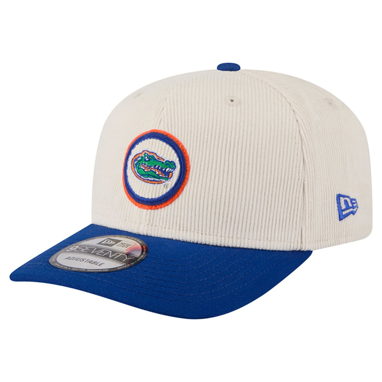 New Era Royal Florida Gators Loyal Corduroy 9SEVENTY Adjustable Hat - view number 3