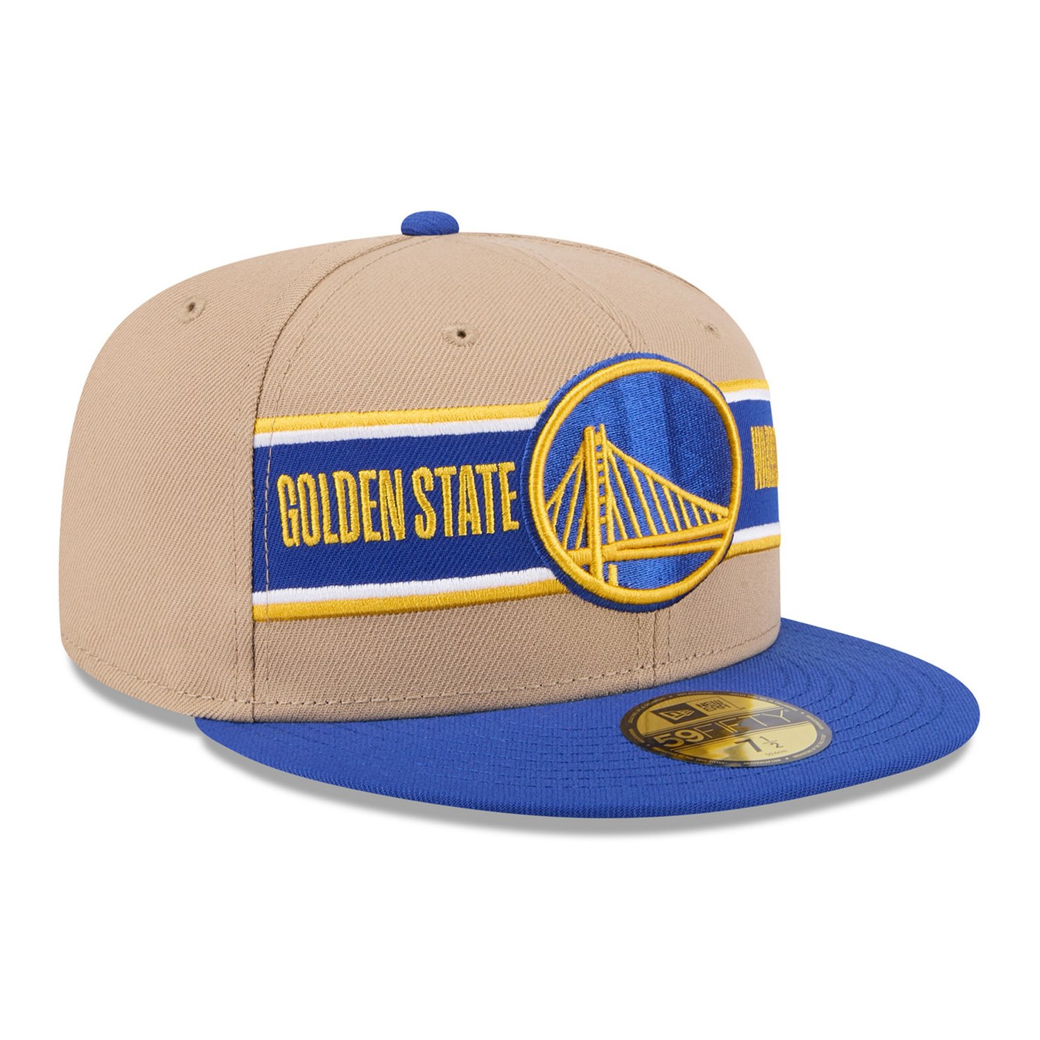 New Era Royal Golden State Warriors 2024 NBA Draft 59FIFTY Fitted Hat - view number 3