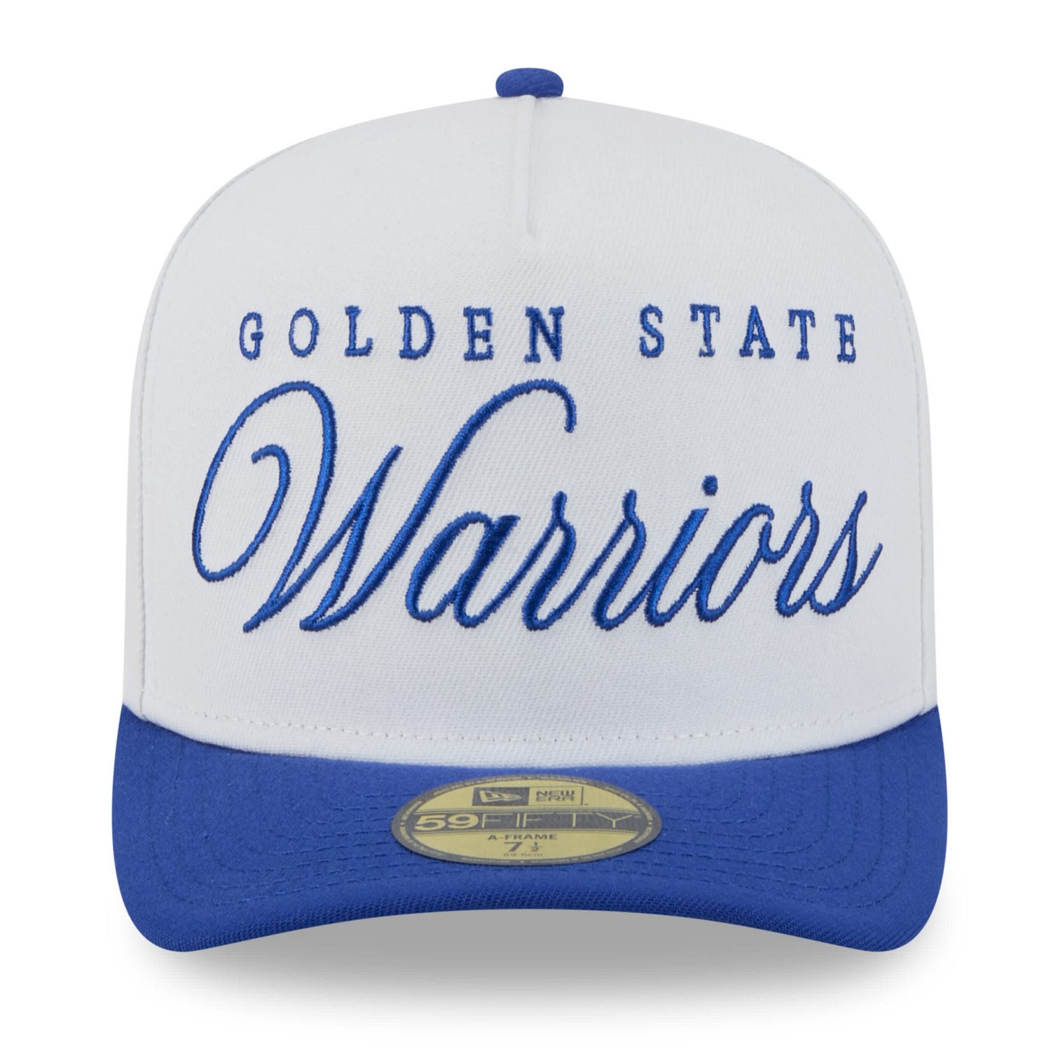 New Era Royal Golden State Warriors 2025 NBA Draft A-Frame 59FIFTY Fitted Hat - view number 2