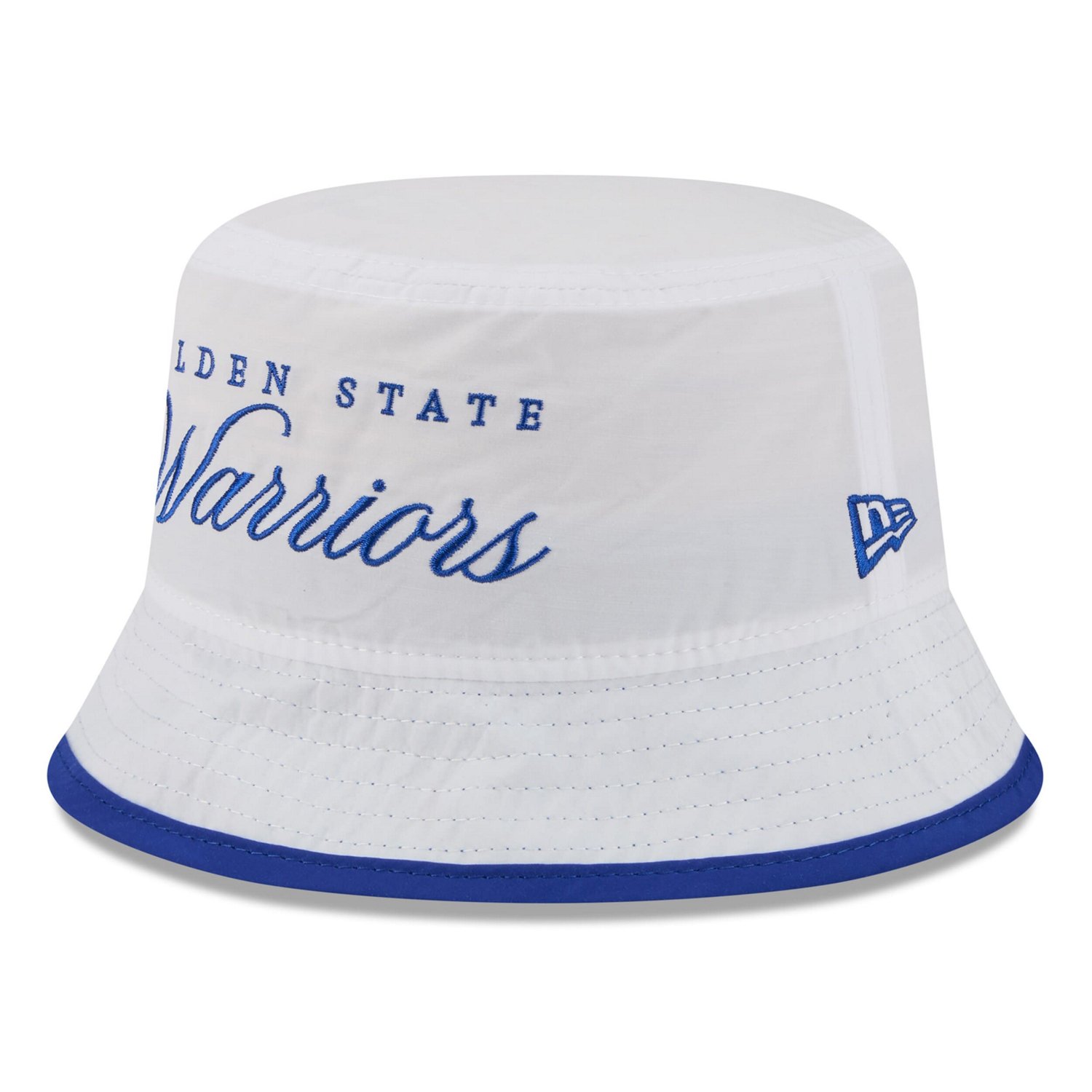 New Era Royal Golden State Warriors 2025 NBA Draft Nylon Bucket Hat - view number 3