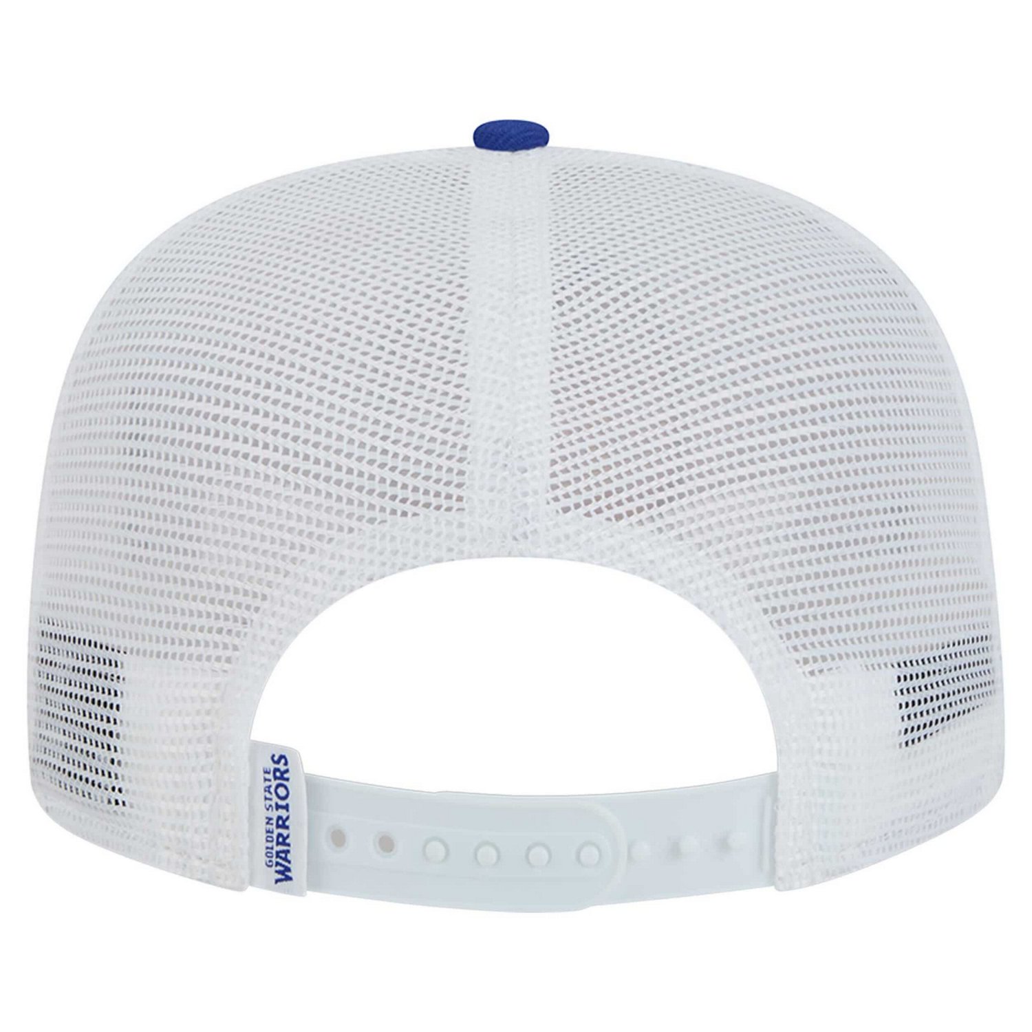 New Era Royal Golden State Warriors Dip-Dye 9FIFTY A-Frame Trucker Snapback Hat