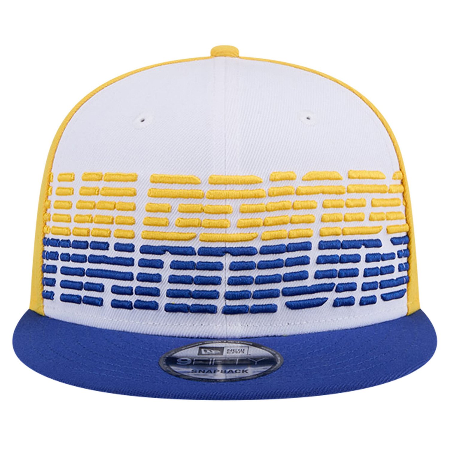 New Era Royal Golden State Warriors Throwback Gradient Tech Font 9FIFTY Snapback Hat