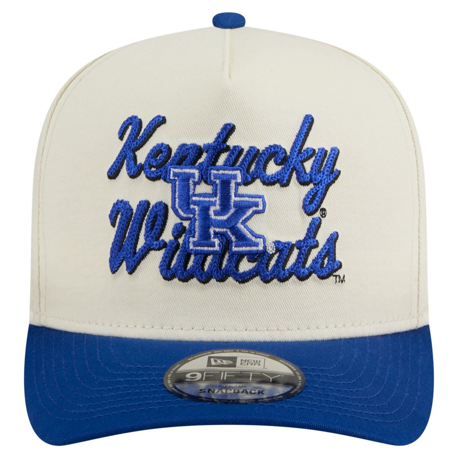 New Era Royal Kentucky Wildcats Vintage Chainstitch 9FIFTY A-Frame Snapback Hat - view number 2
