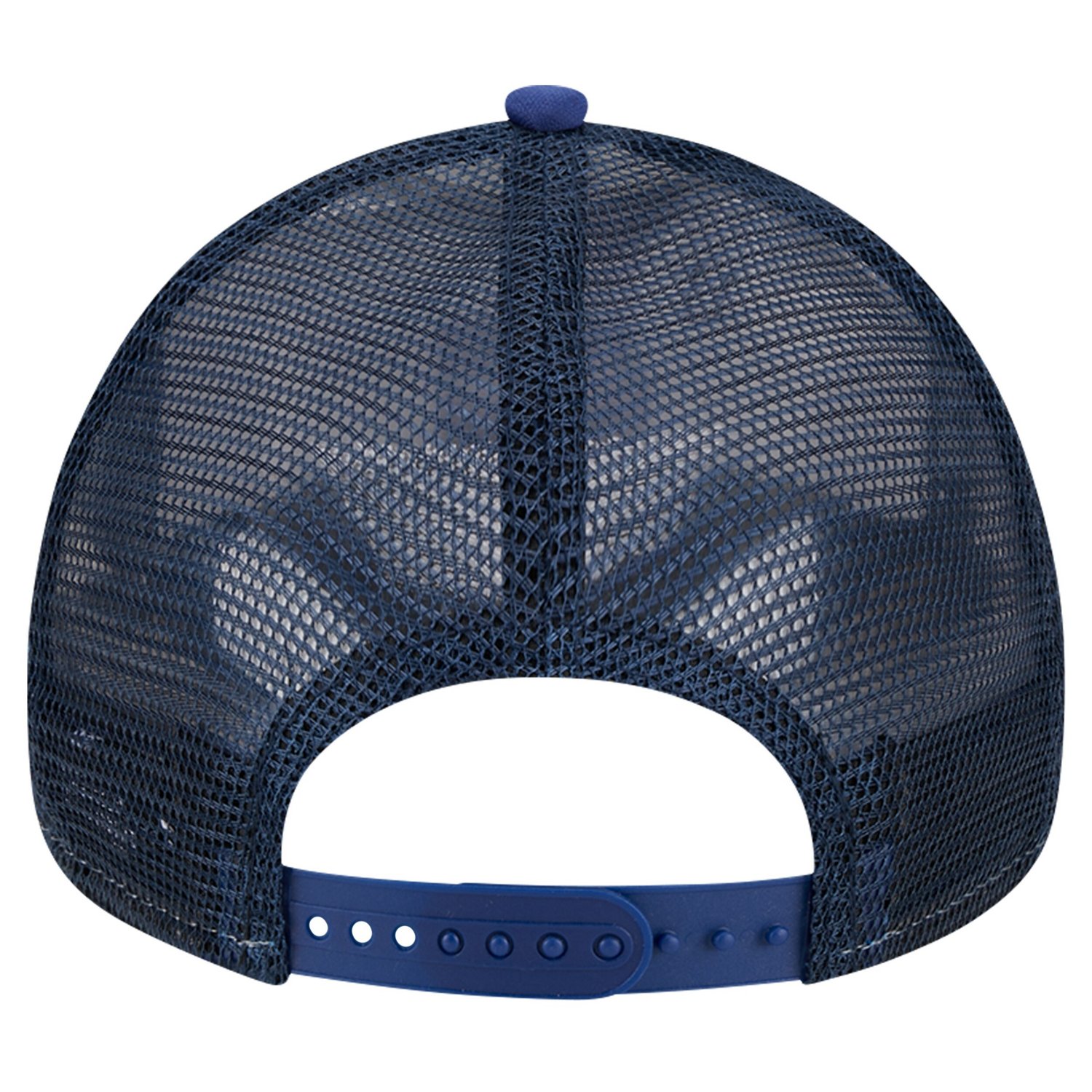 New Era Royal Los Angeles Dodgers Checkered Flag A-Frame Trucker 9FORTY Adjustable Hat