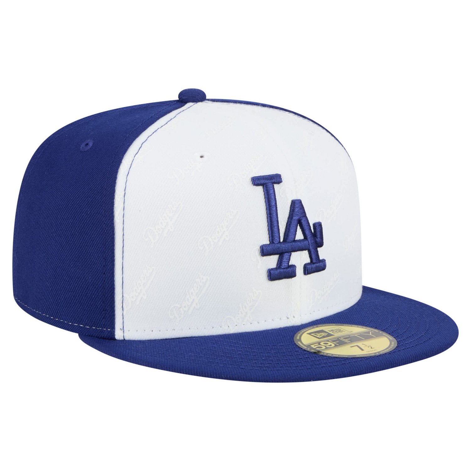 New Era Royal Los Angeles Dodgers Repeat 59FIFTY Fitted Hat - view number 3