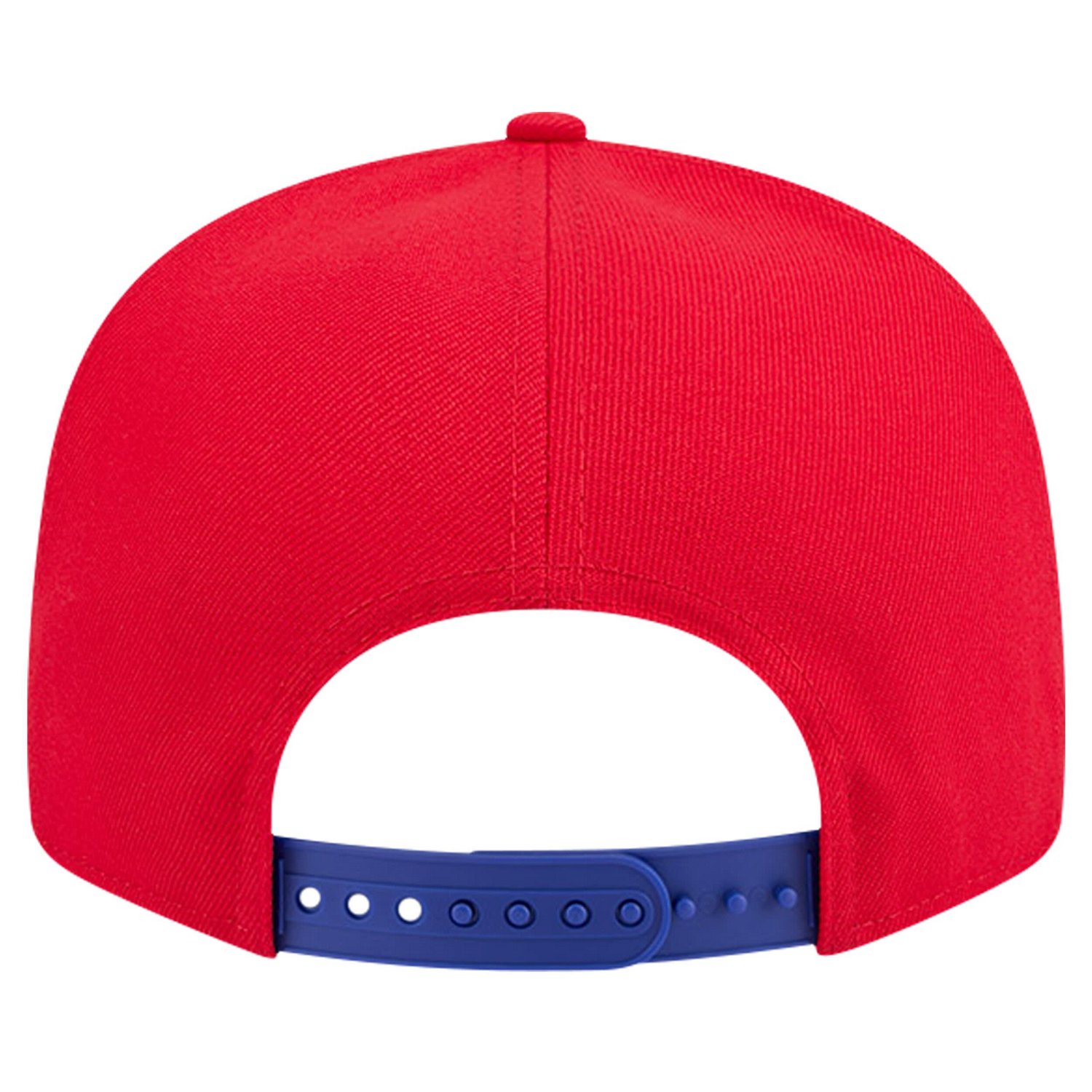 New Era Royal Philadelphia 76ers Throwback Gradient Tech Font 9FIFTY Snapback Hat - view number 4