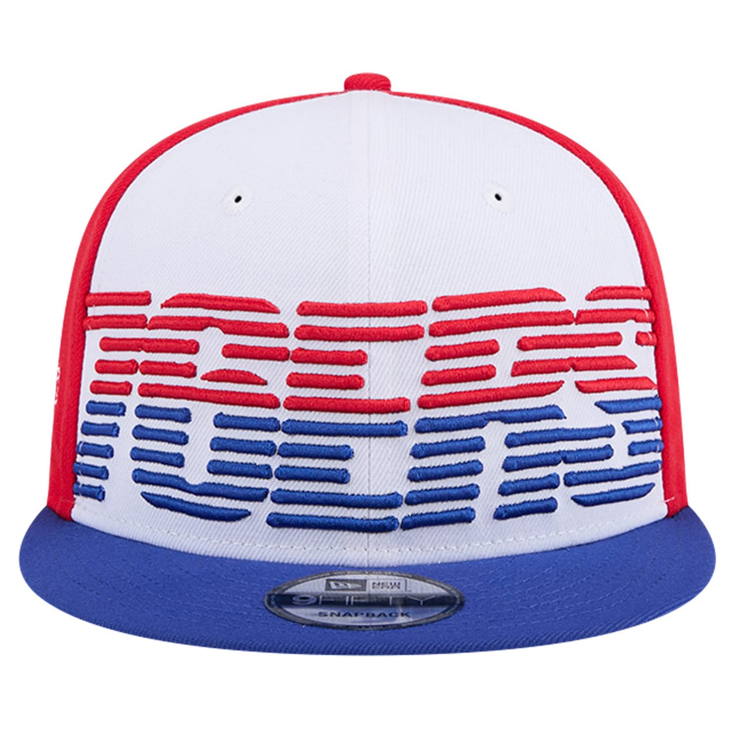 New Era Royal Philadelphia 76ers Throwback Gradient Tech Font 9FIFTY Snapback Hat - view number 2