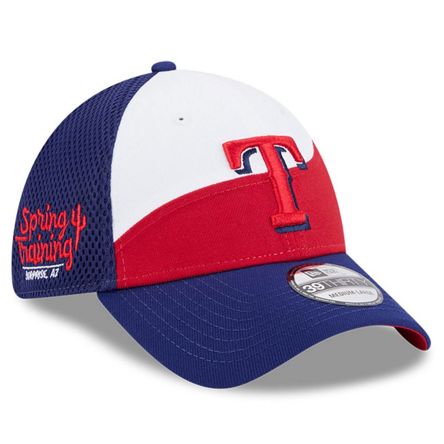 New Era Royal Texas Rangers 2025 Spring Training 39THIRTY Flex Hat                                                               - view number 3