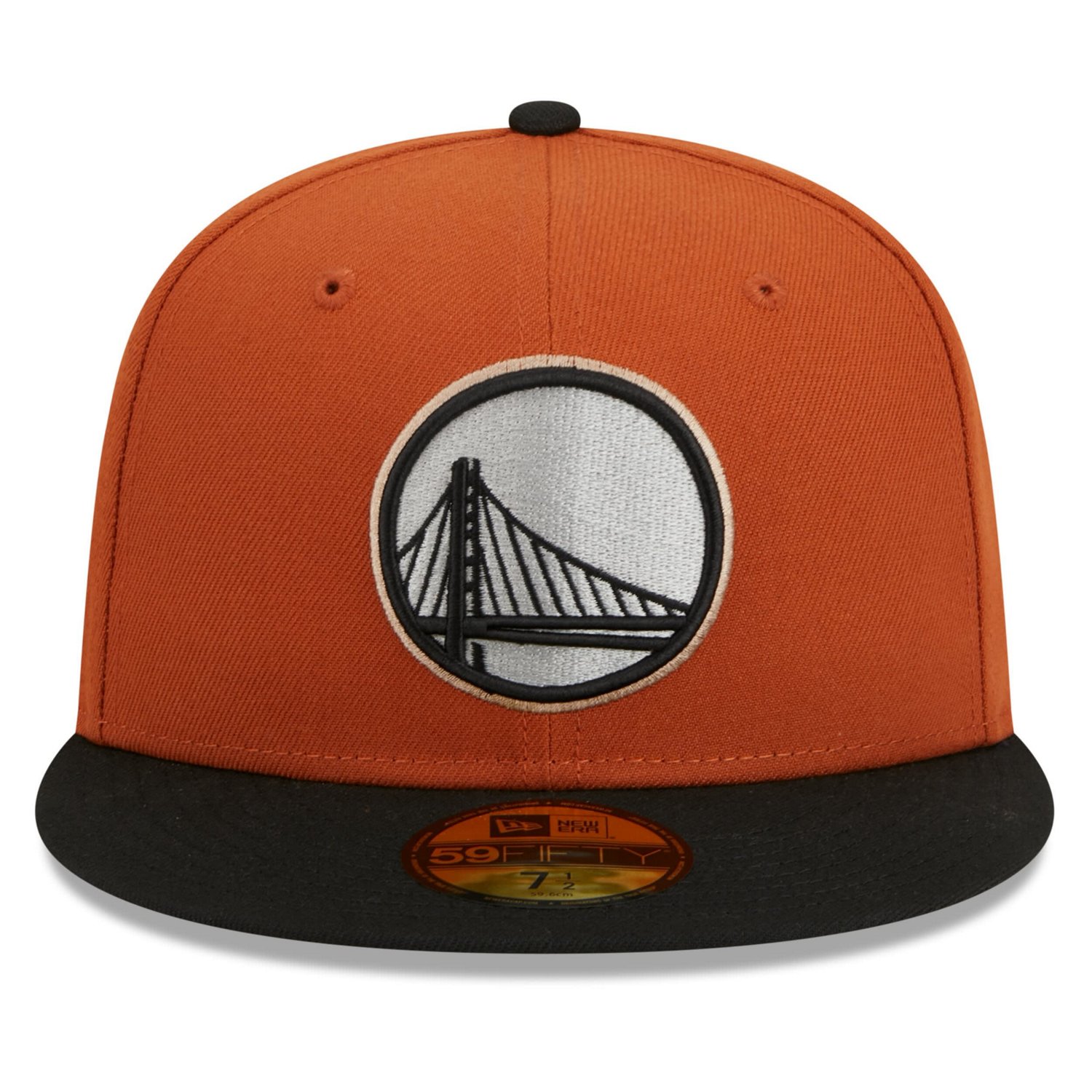 New Era Rust/ Golden State Warriors Two-Tone 59FIFTY Fitted Hat