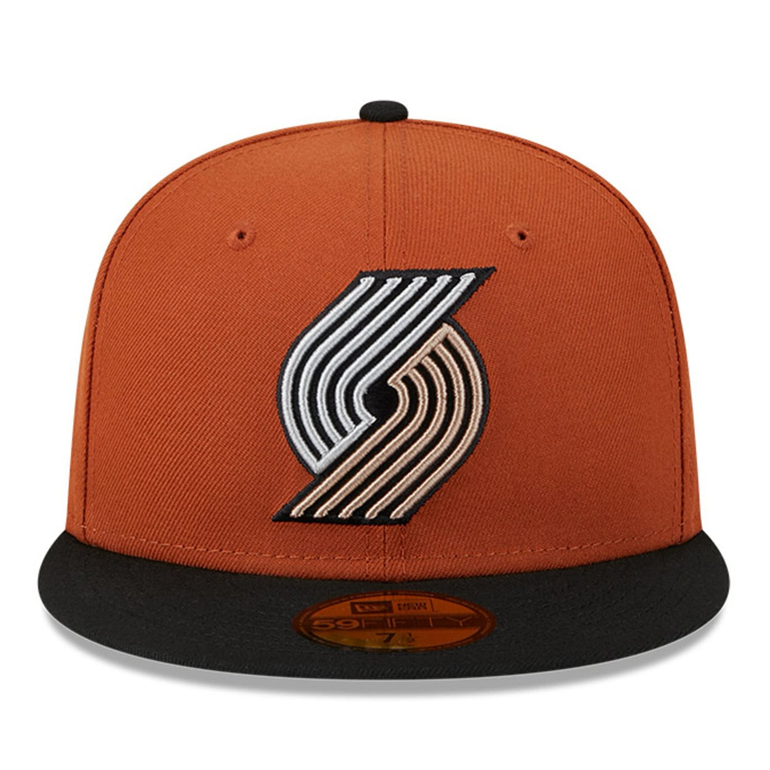 New Era Rust/ Portland Trail Blazers Two-Tone 59FIFTY Fitted Hat