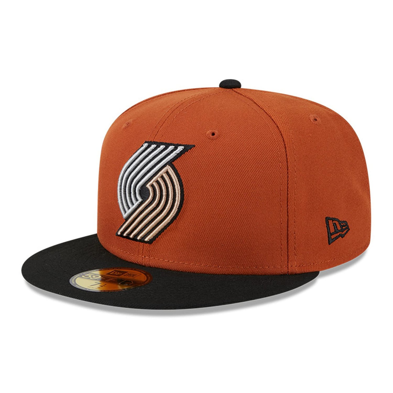 New Era Rust/ Portland Trail Blazers Two-Tone 59FIFTY Fitted Hat