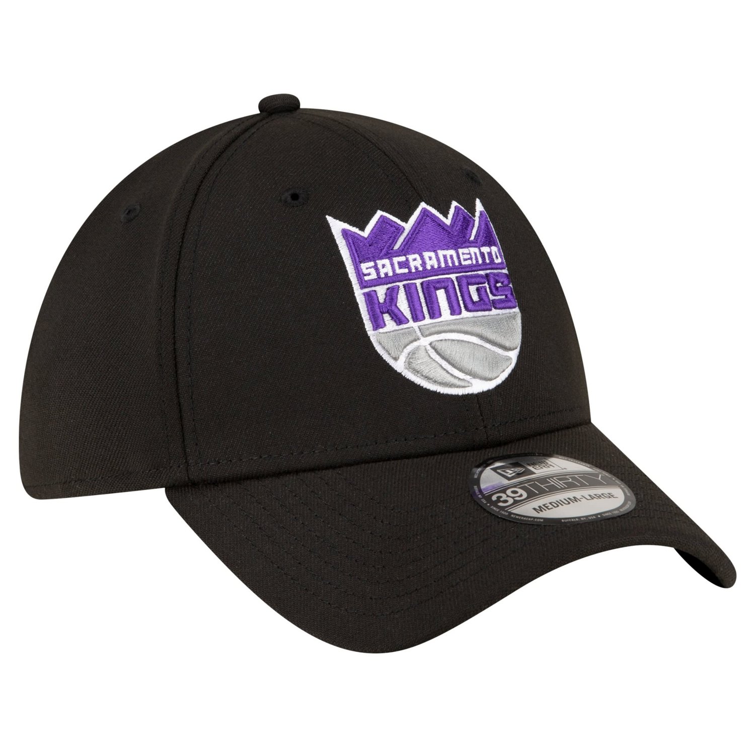 New Era Sacramento Kings Logo 39THIRTY Flex Hat                                                                                  - view number 3