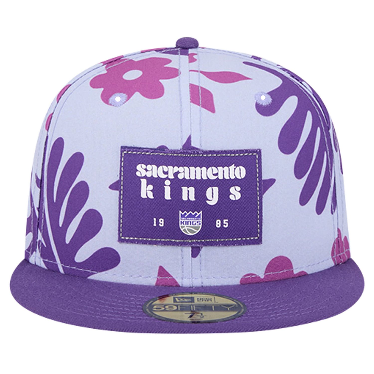 New Era Sacramento Kings Palm Fronds 2-Tone 59FIFTY Fitted Hat                                                                   - view number 2
