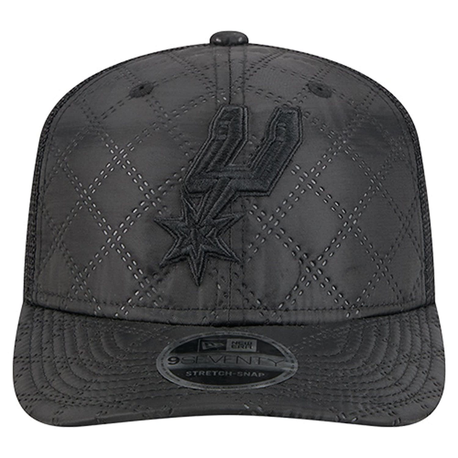 New Era San Antonio Spurs Quilted 9SEVENTY Trucker Adjustable Hat - view number 2
