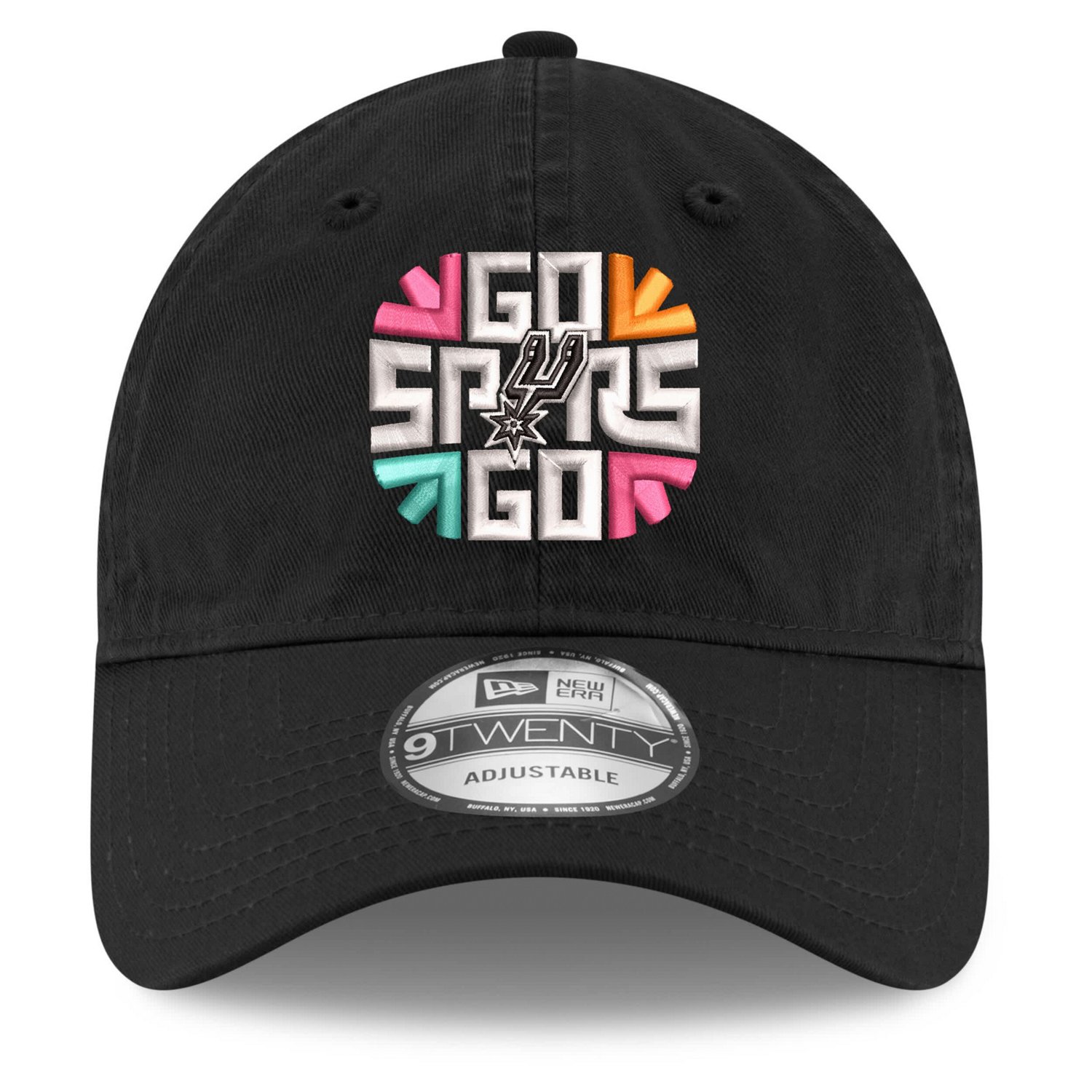 New Era San Antonio Spurs Slogan 9TWENTY Adjustable Hat - view number 2