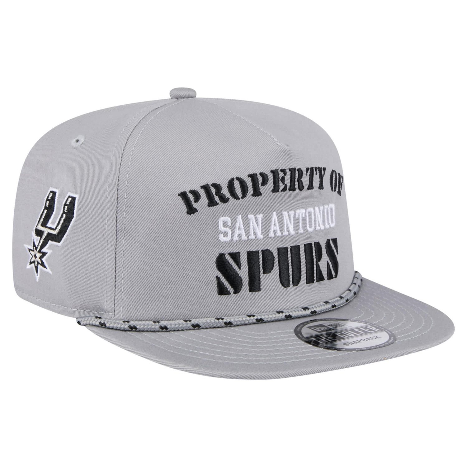 New Era San Antonio Spurs Throwback Property Of Golfer Snapback Hat - view number 1