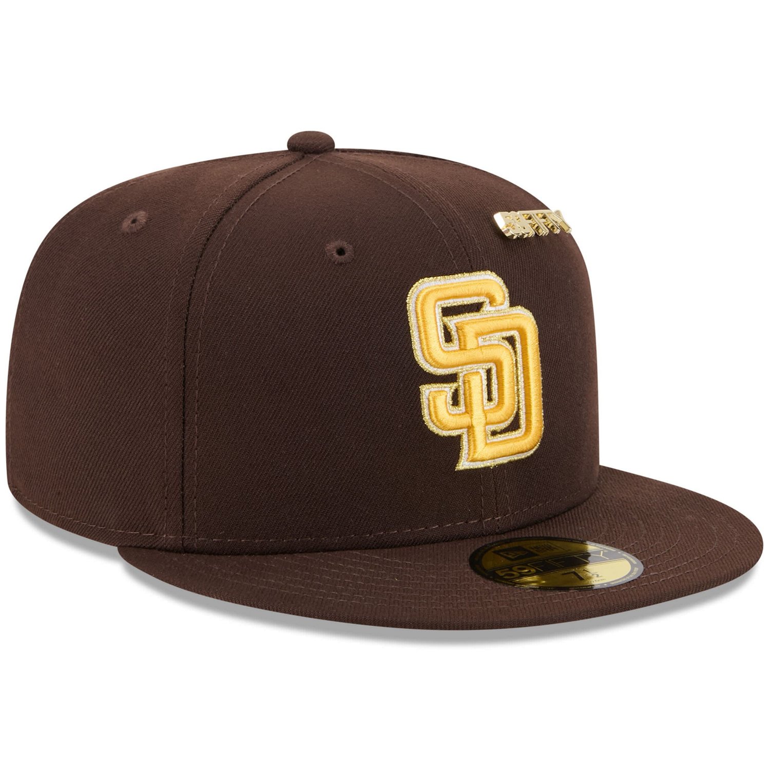 New Era San Diego Padres 2025 59FIFTY Day 59FIFTY Fitted Hat with Pins - view number 3