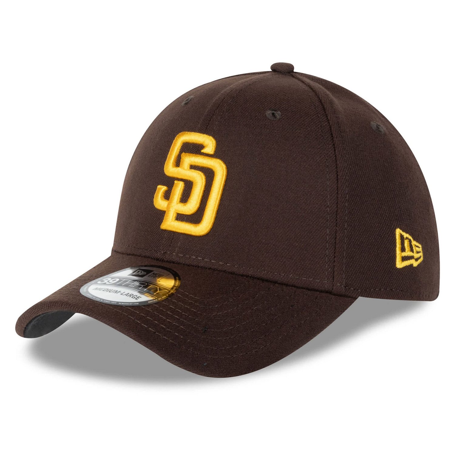 New Era San Diego Padres 2025 MLB Postseason Side Patch 39THIRTY Flex Hat - view number 3