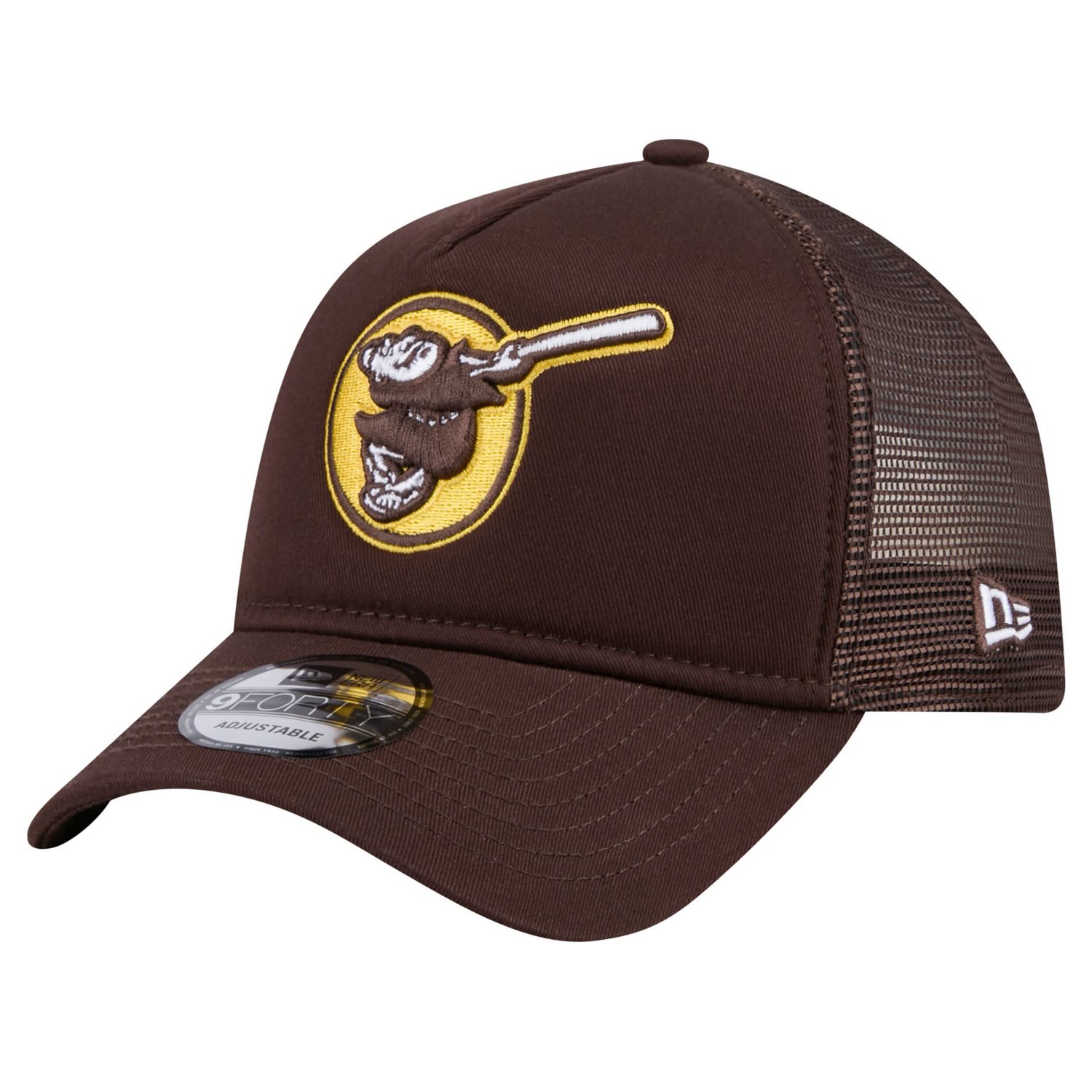 New Era San Diego Padres 9FORTY A-Frame Trucker Adjustable Hat