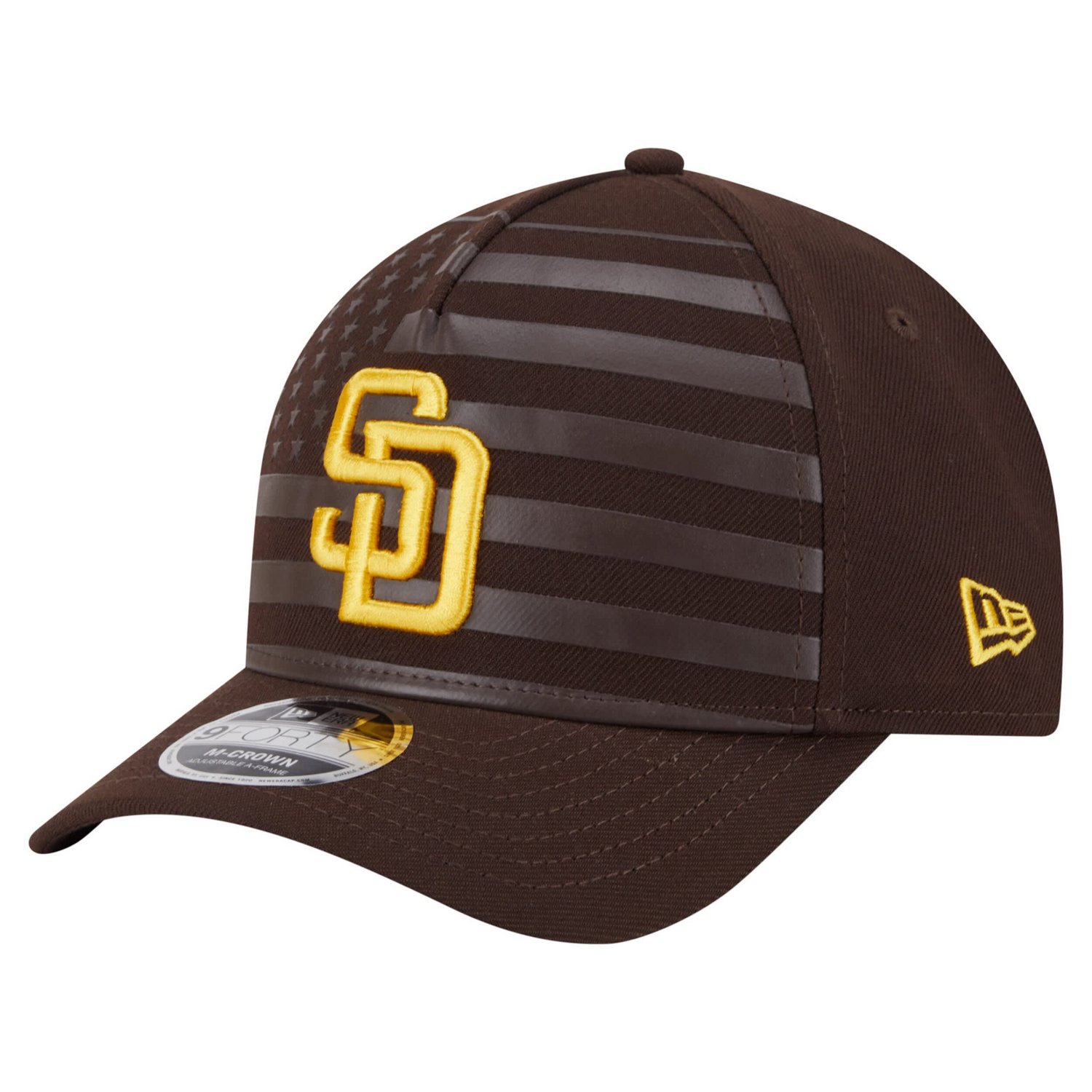 New Era San Diego Padres American Flag 9FORTY M-Crown A-Frame Adjustable Hat