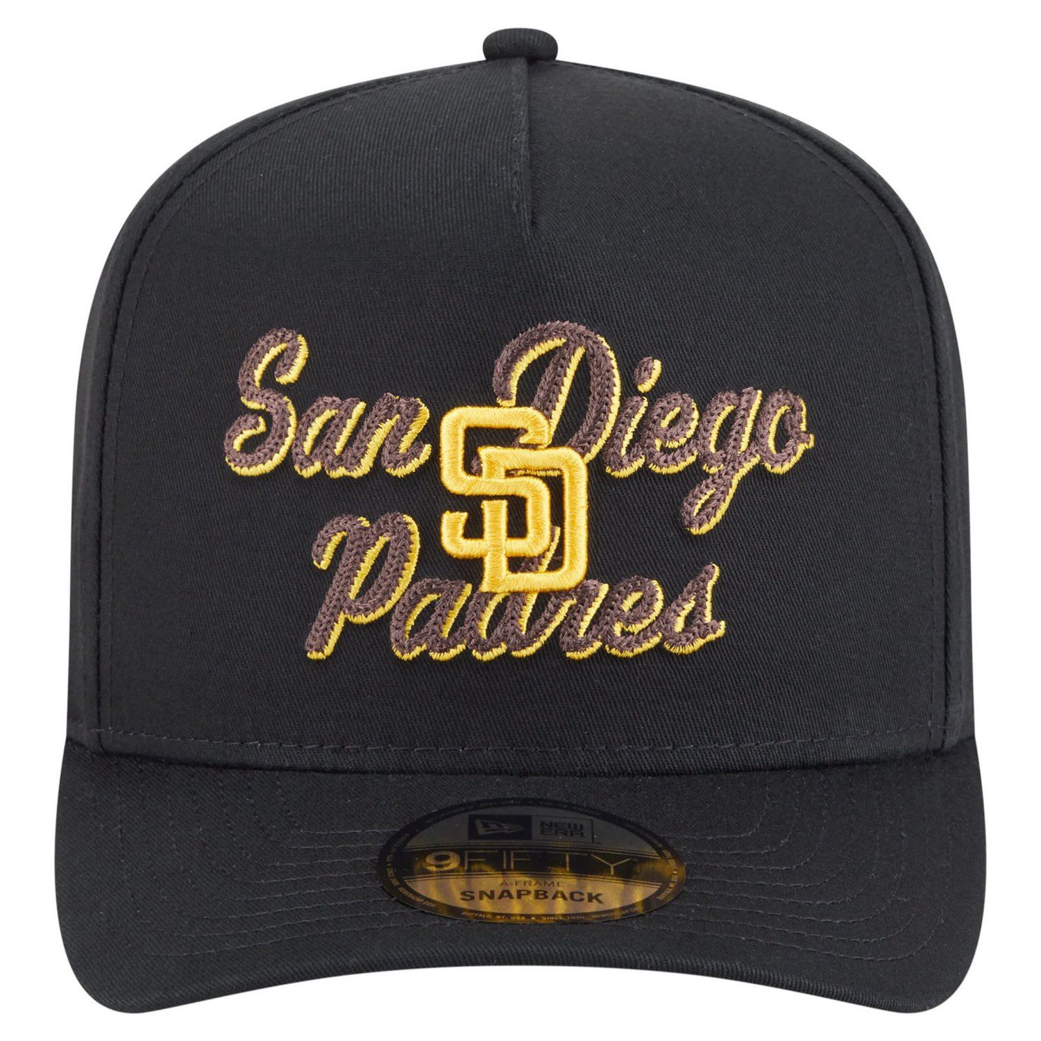 New Era San Diego Padres Chainstitch 9FIFTY A-Frame Snapback Hat - view number 2