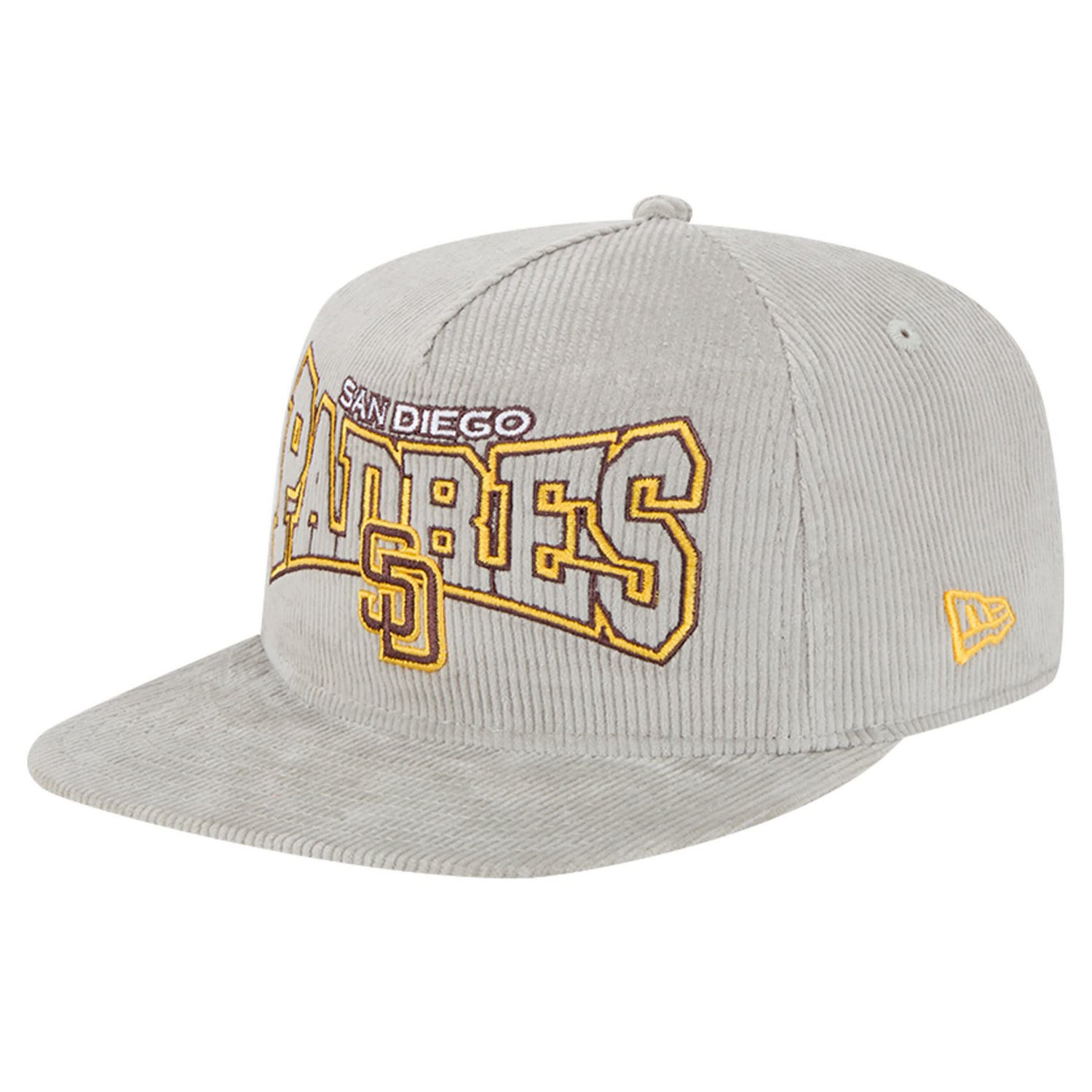 New Era San Diego Padres Corduroy Golfer Snapback Hat - view number 1
