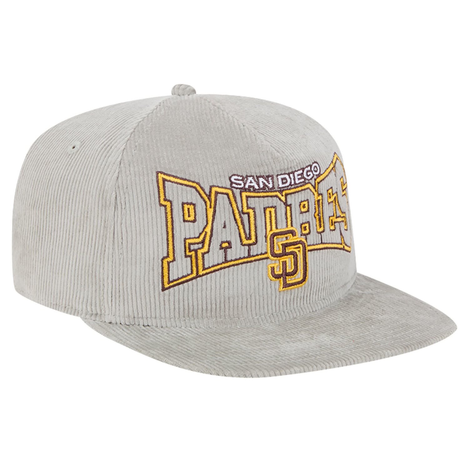 New Era San Diego Padres Corduroy Golfer Snapback Hat - view number 3