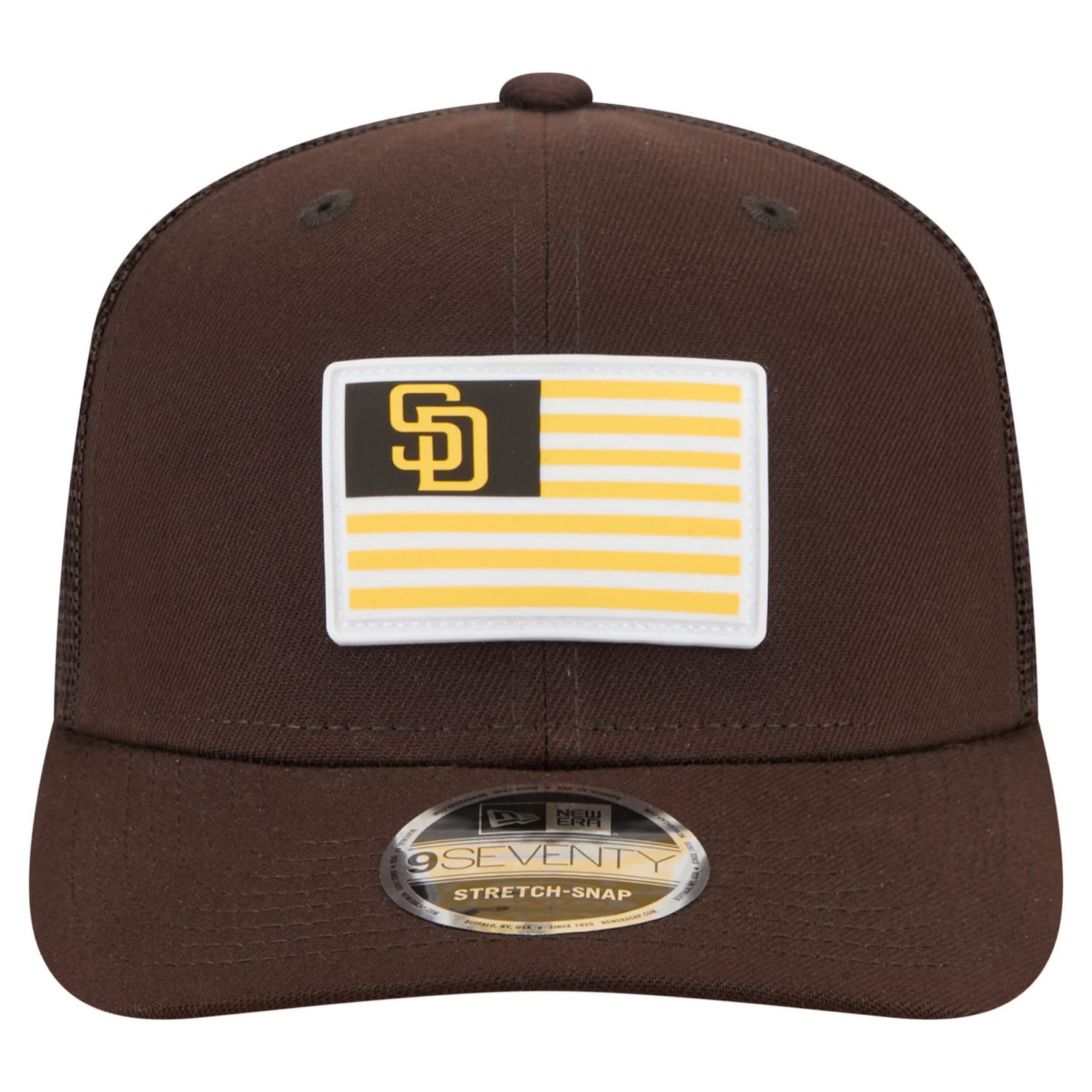 New Era San Diego Padres Flag 9SEVENTY Stretch-Snap Hat - view number 2
