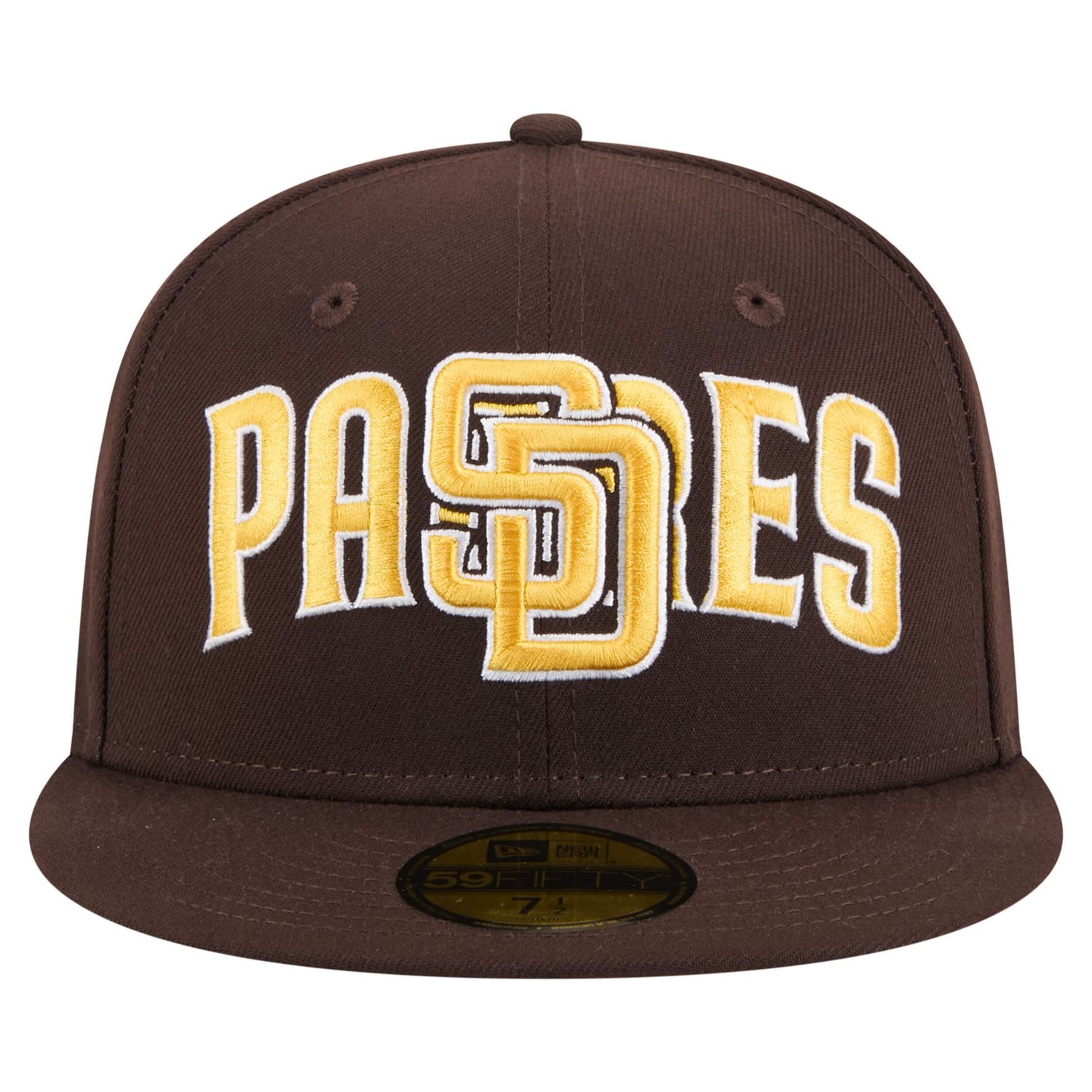 New Era San Diego Padres Overlap 59FIFTY Fitted Hat - view number 2